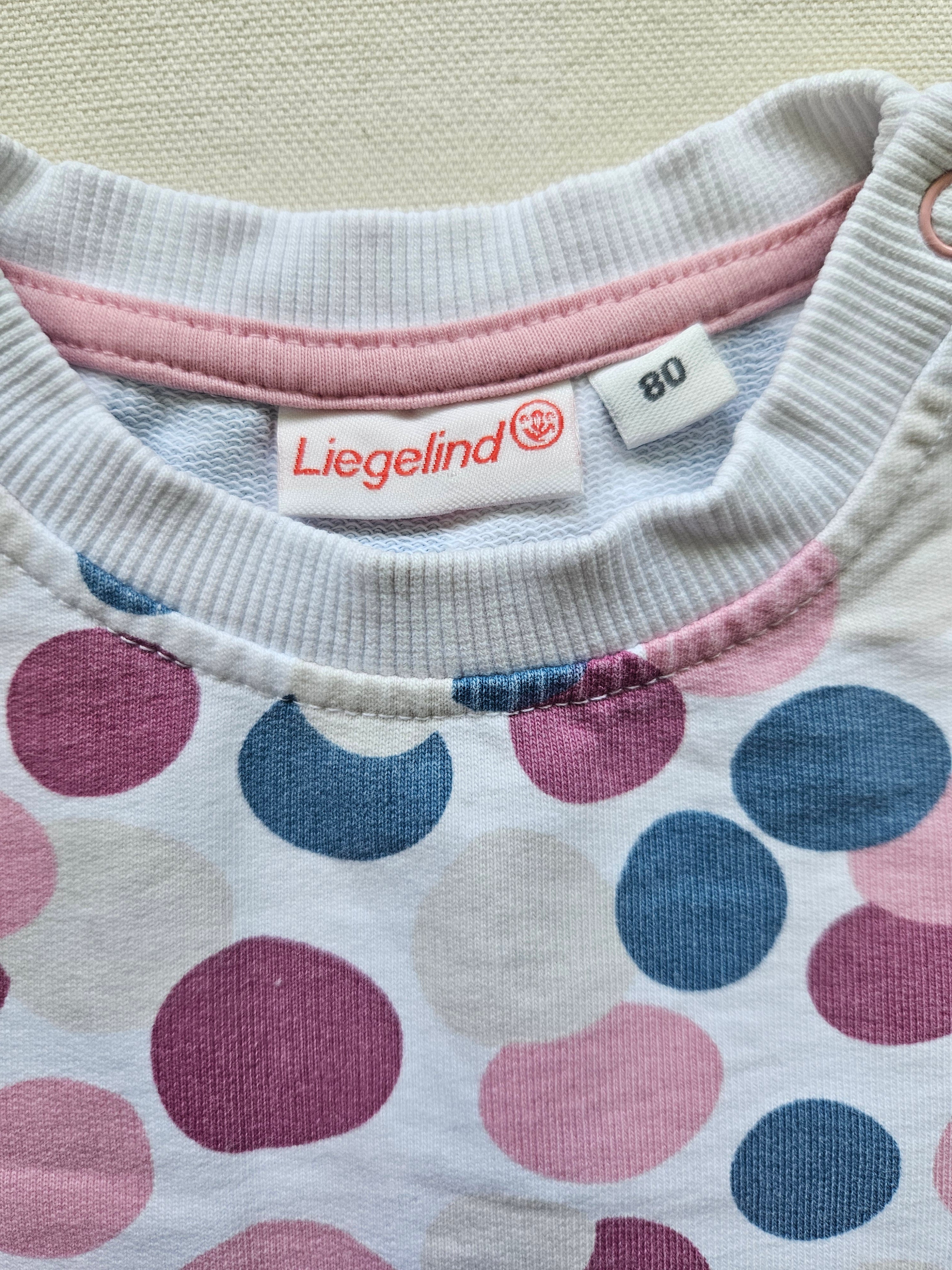 Liegelind Sweatshirt mit buntem Punkte-Muster | Gr. 80