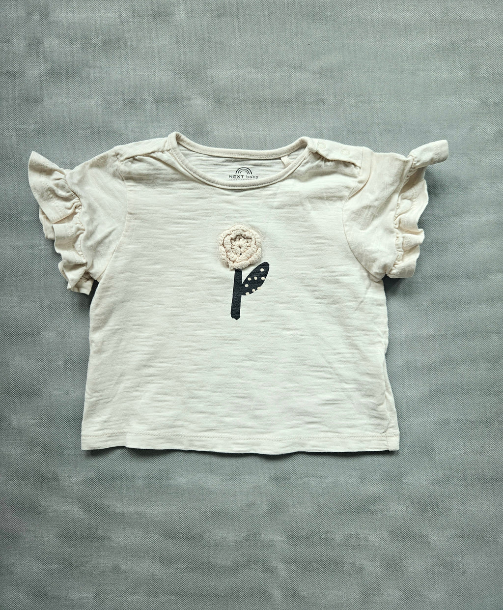 Shirt mit Rüschen - Größe 74 - NEXT baby