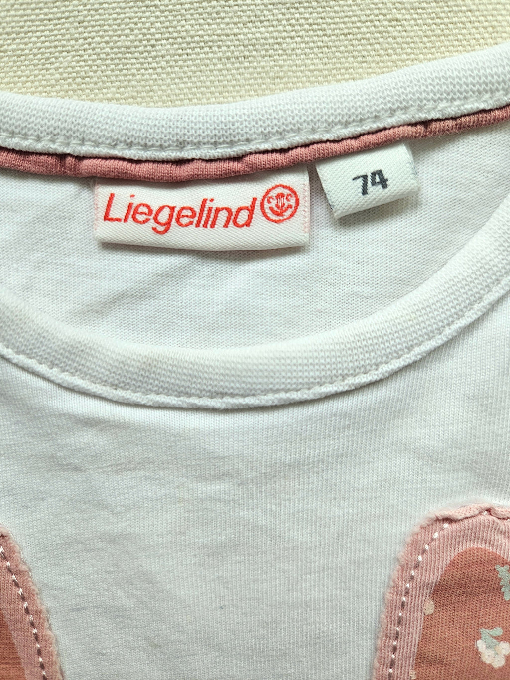 Liegelind Set mit Hasen-Shirt & Blumenleggings 🐰 | Gr. 74