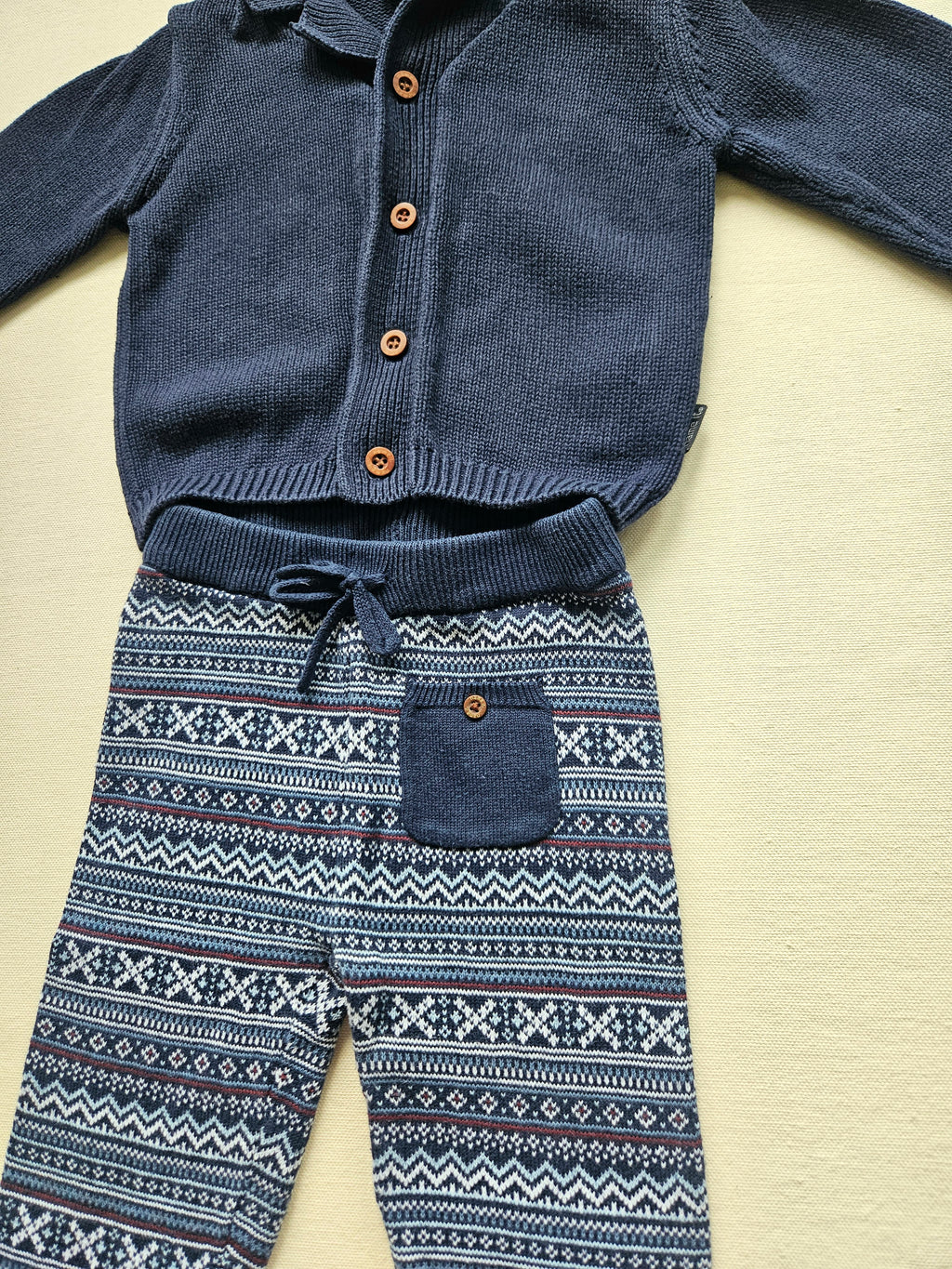 Name It Strickjacke & Strickhose Set | Gr. 68