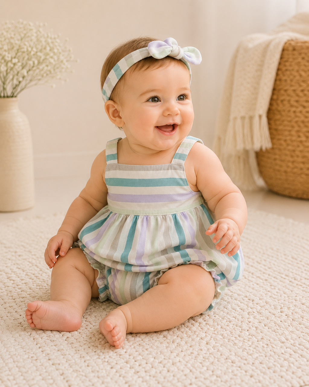 Carter's Sommer-Set mit Stirnband | Gr. 68