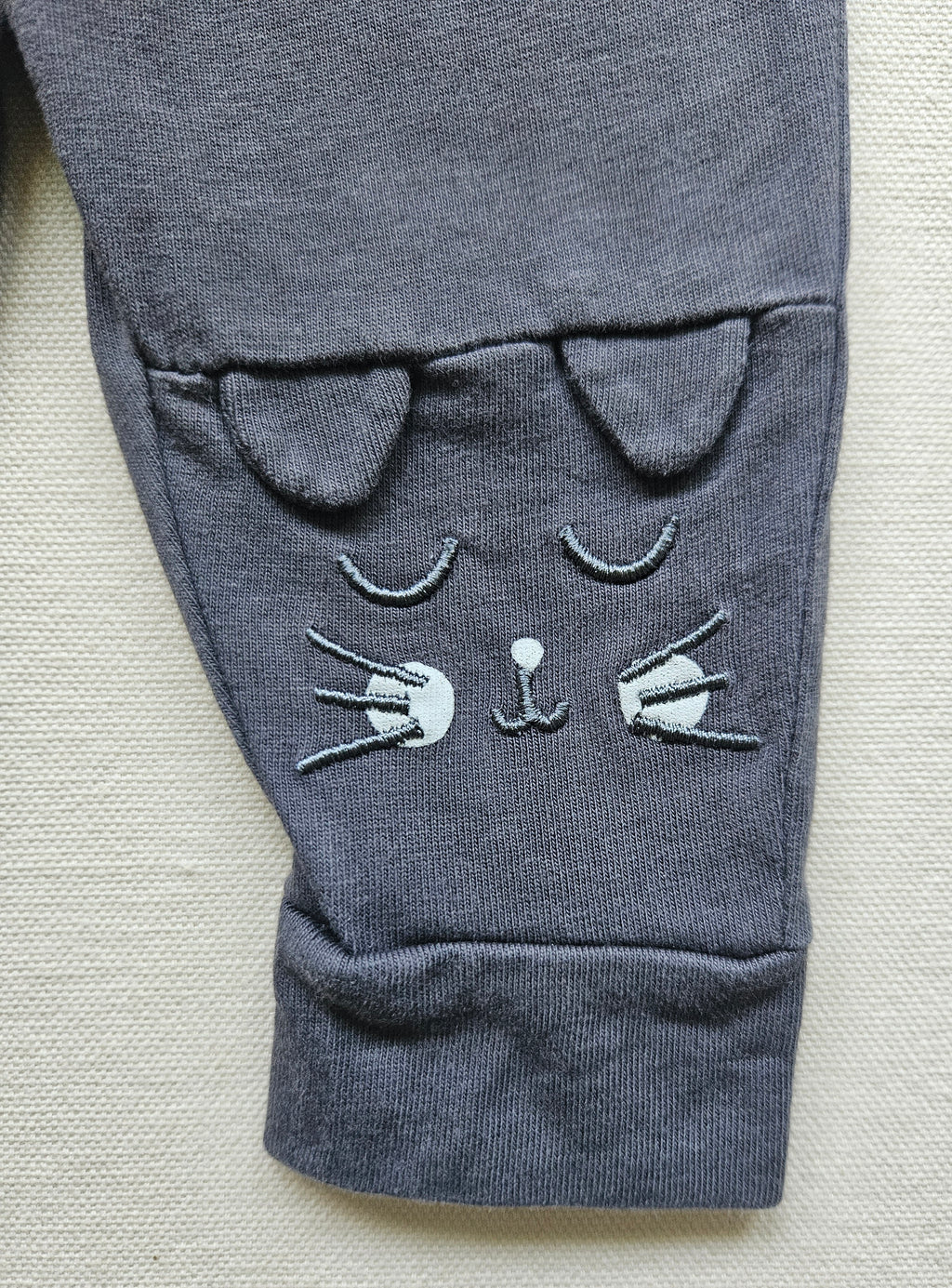 Vertbaudet Baby-Set mit Rüschen-Shirt & Katzenhose | Gr. 60