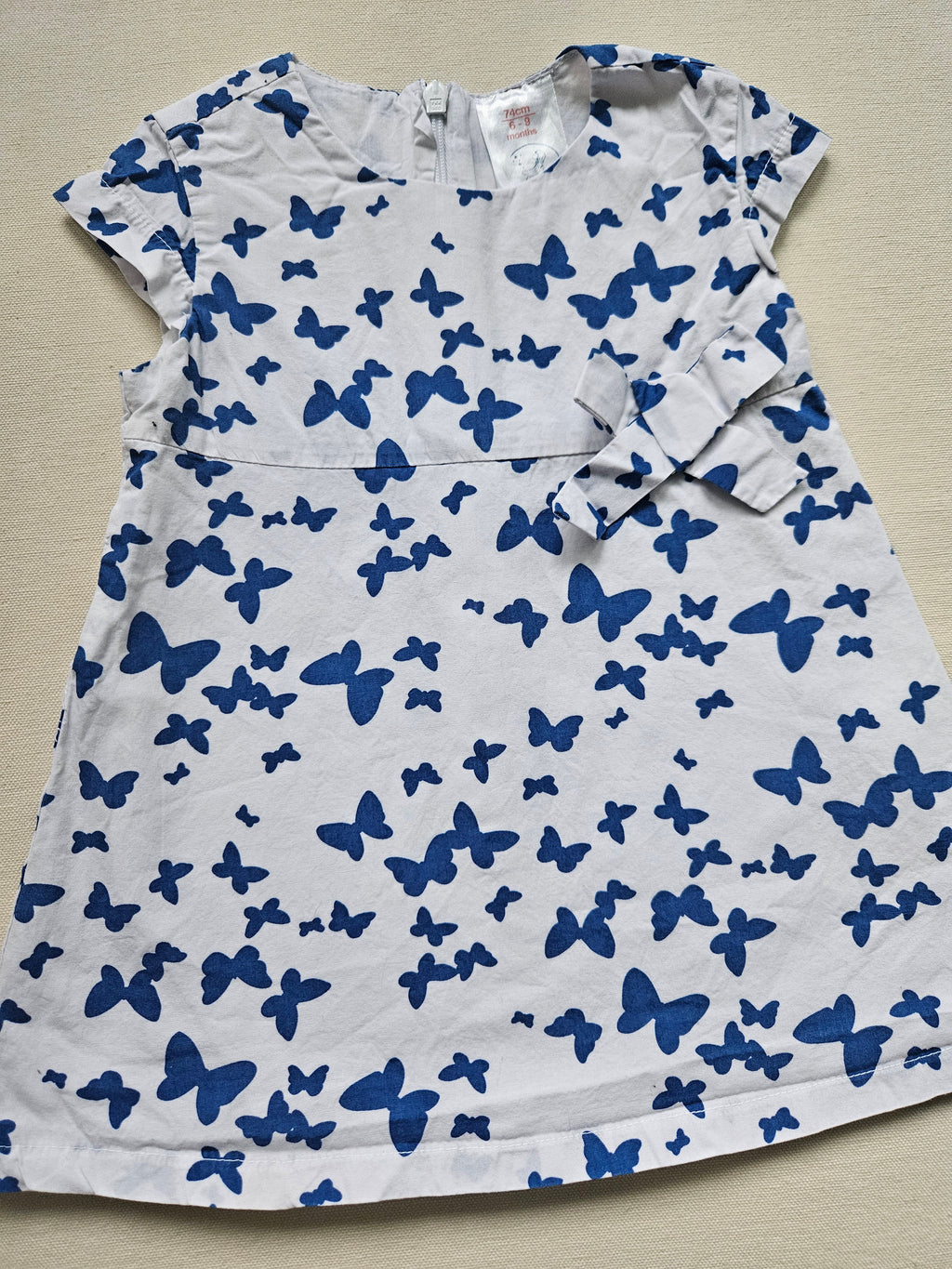 Sterntaler Kleid mit Schmetterlingsmuster 🦋 | Gr. 74