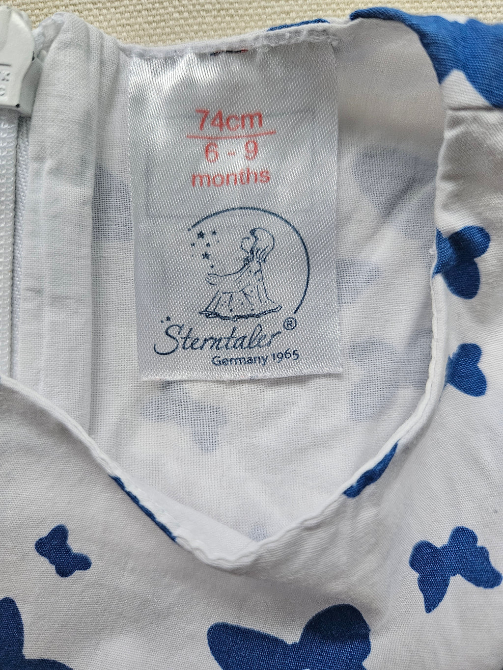 Sterntaler Kleid mit Schmetterlingsmuster 🦋 | Gr. 74