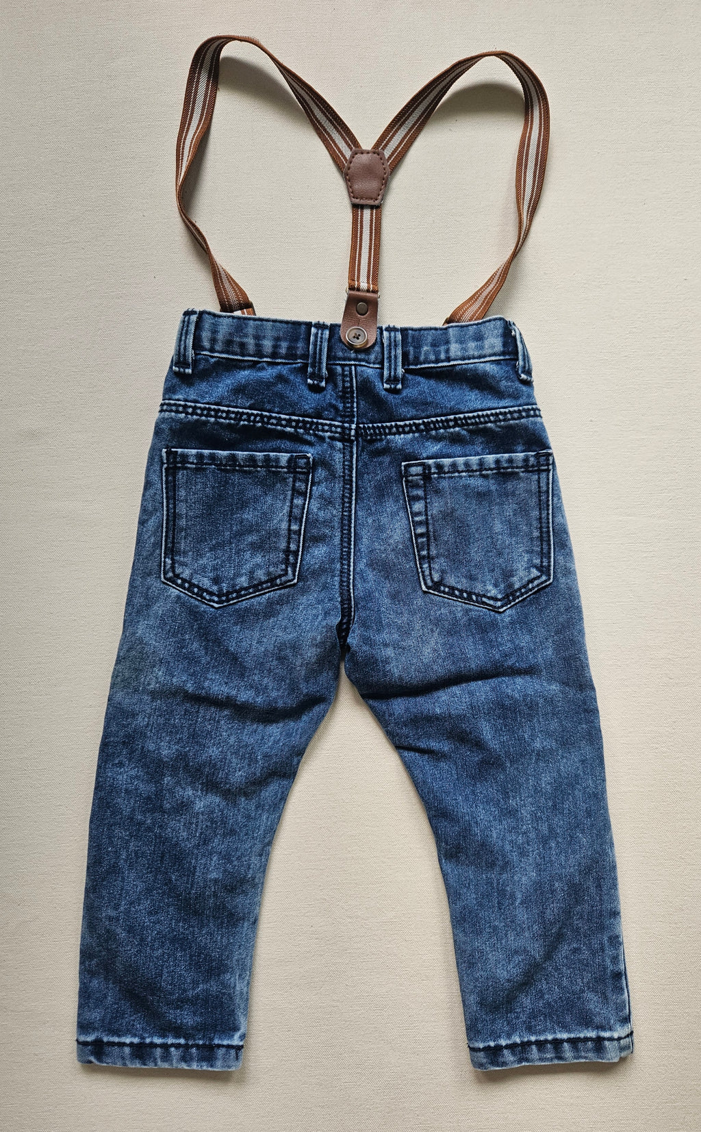 Hema Jeans mit Hosenträgern | Gr. 92