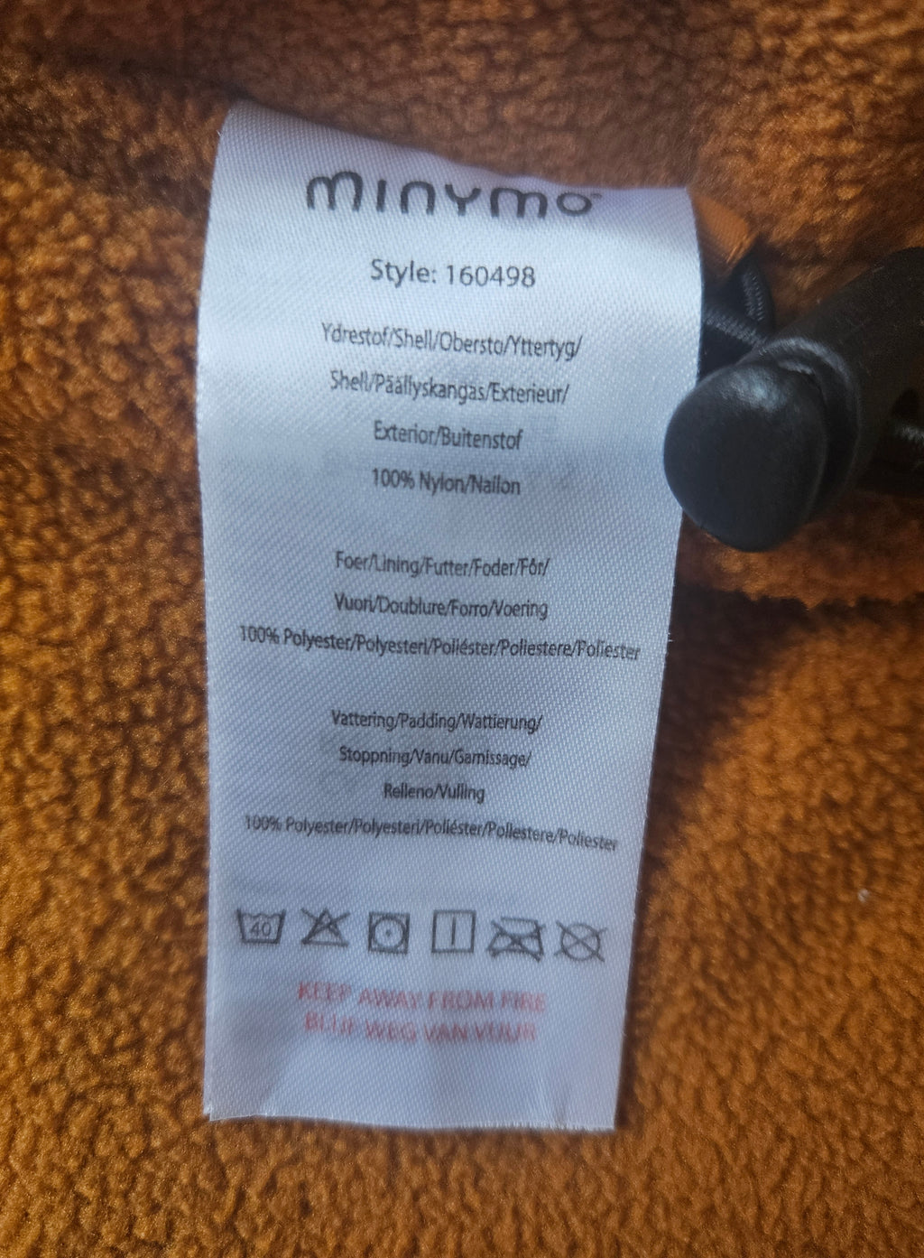 Minymo Winterjacke / Parka senfgelb | Gr. 92