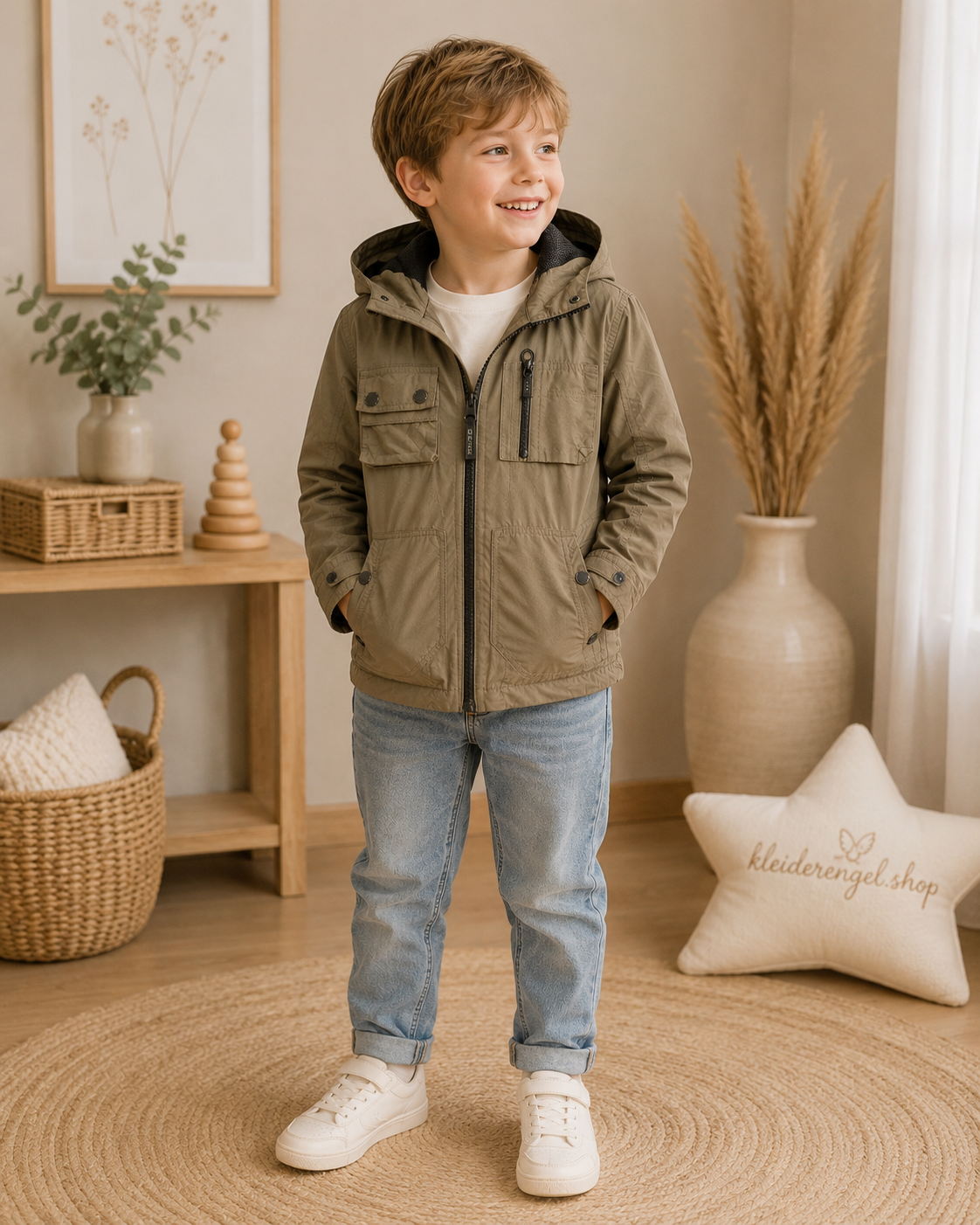 Next Übergangsjacke mit Kapuze | Gr. 122
