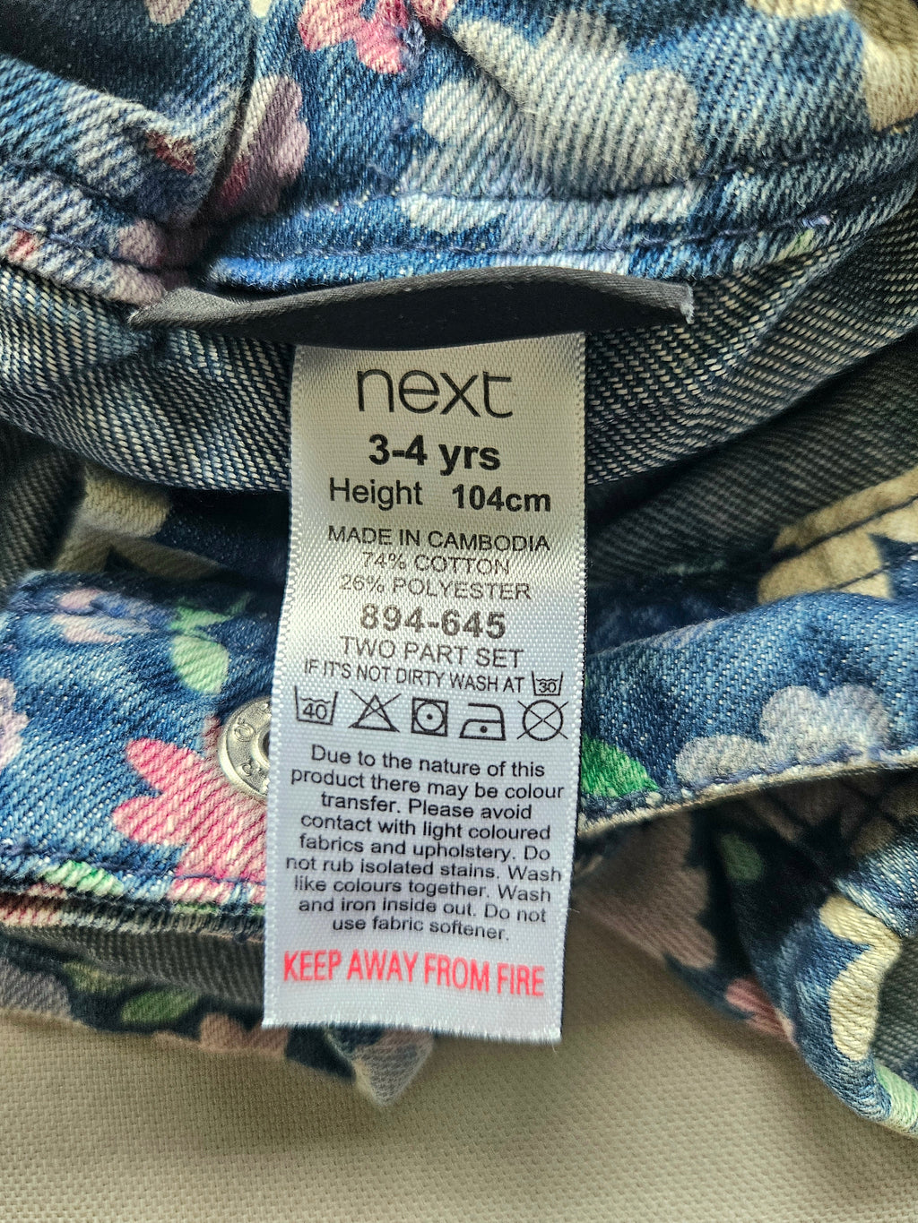 Next Sommer-Outfit Jeans-Shorts | Gr. 104