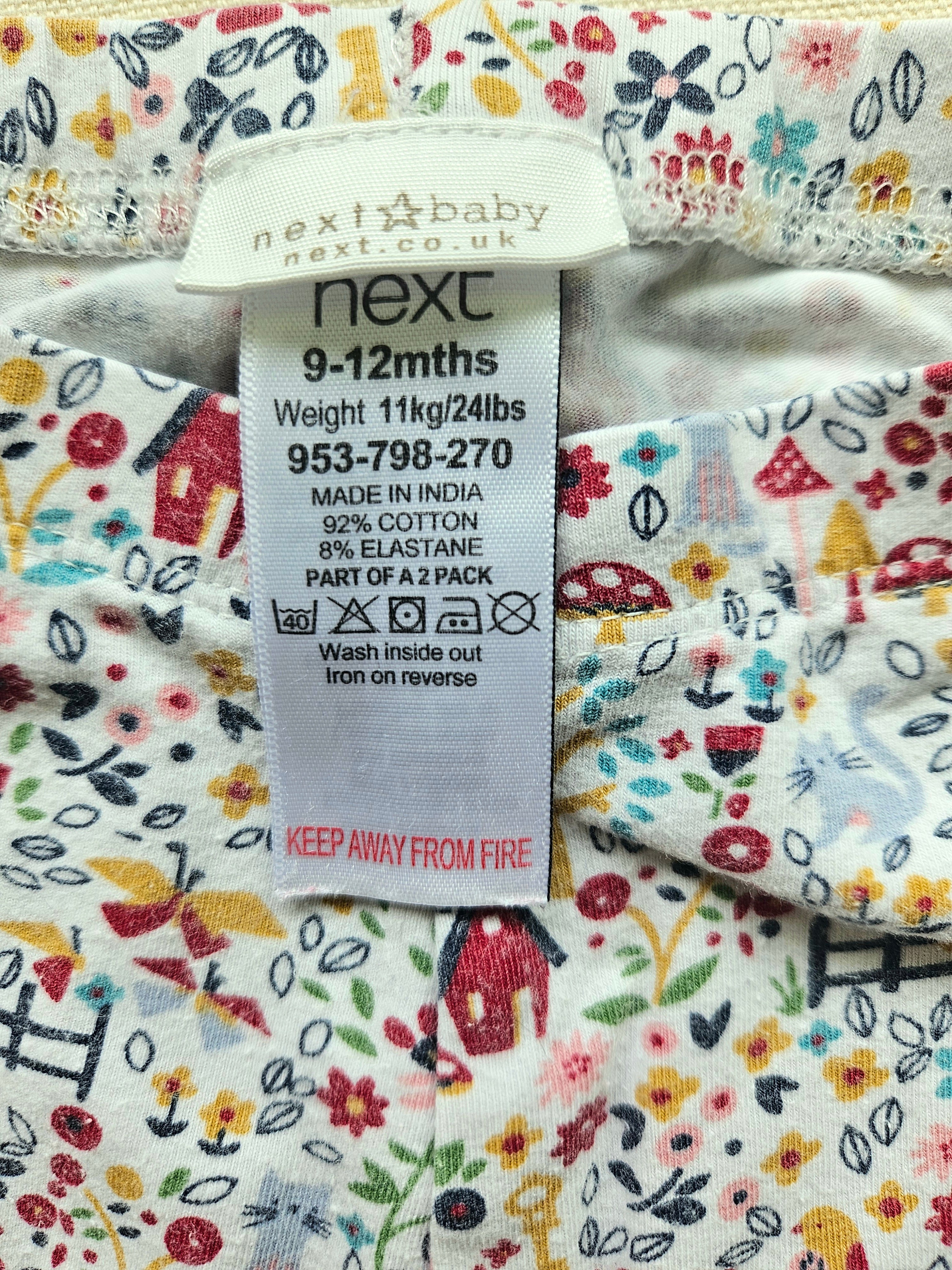 Next 2-teiliges Set mit Langarmshirt & Leggings 🏠 | Gr. 74