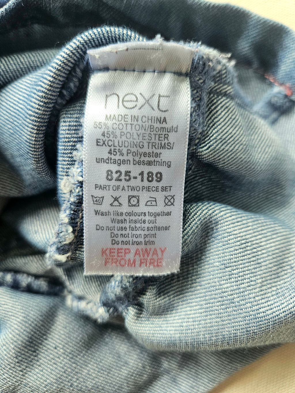 Next Jeanskleid mit Hasenmotiv 🐰 | Gr. 62