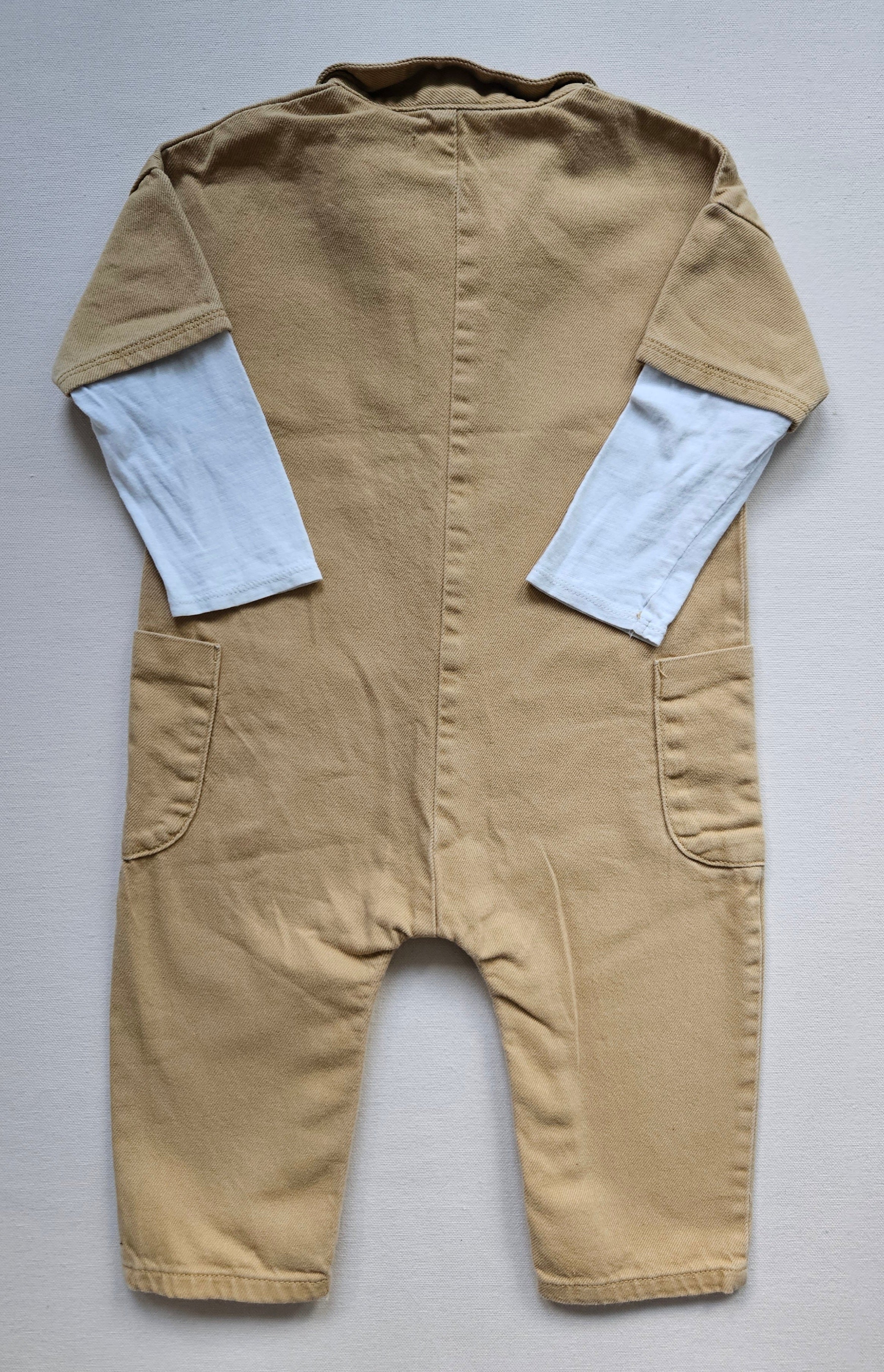 Vertbaudet Overall mit Kragen | Gr. 80