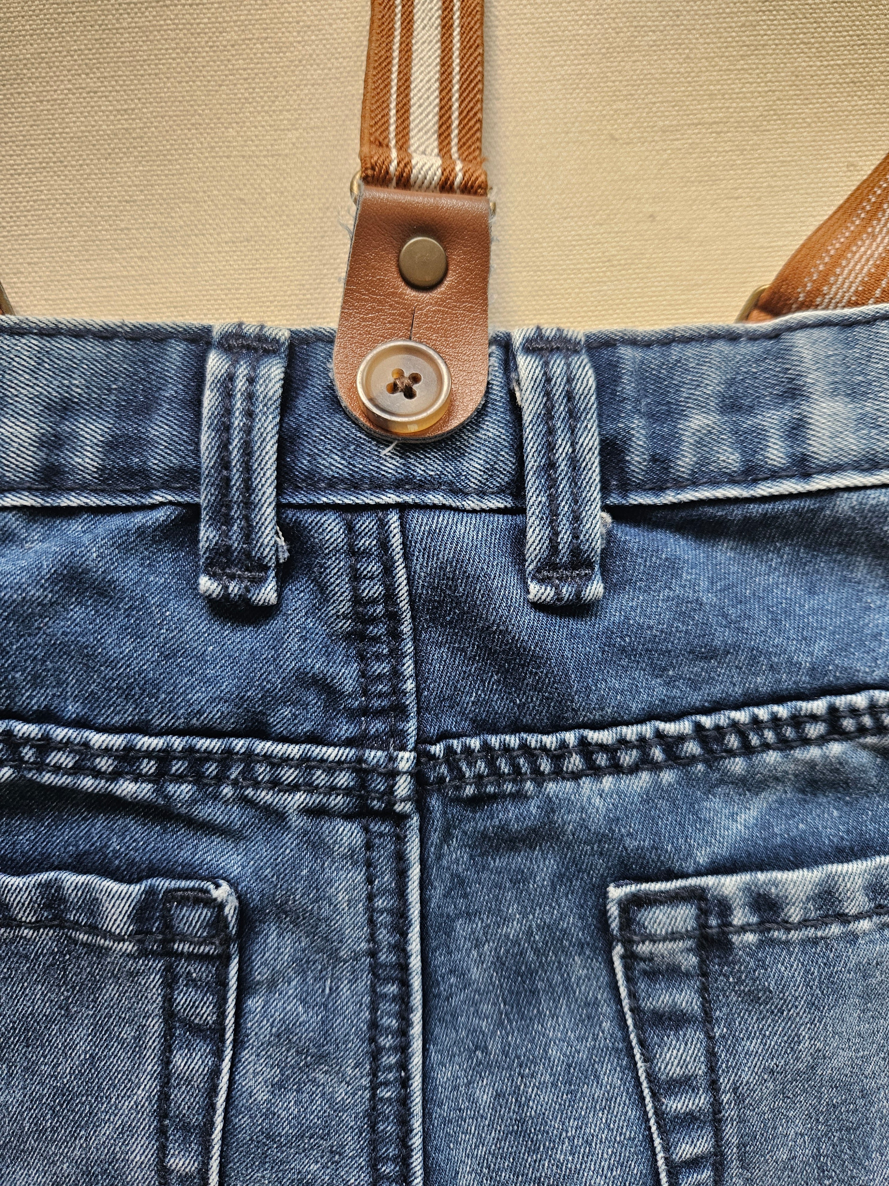Hema Jeans mit Hosenträgern | Gr. 92