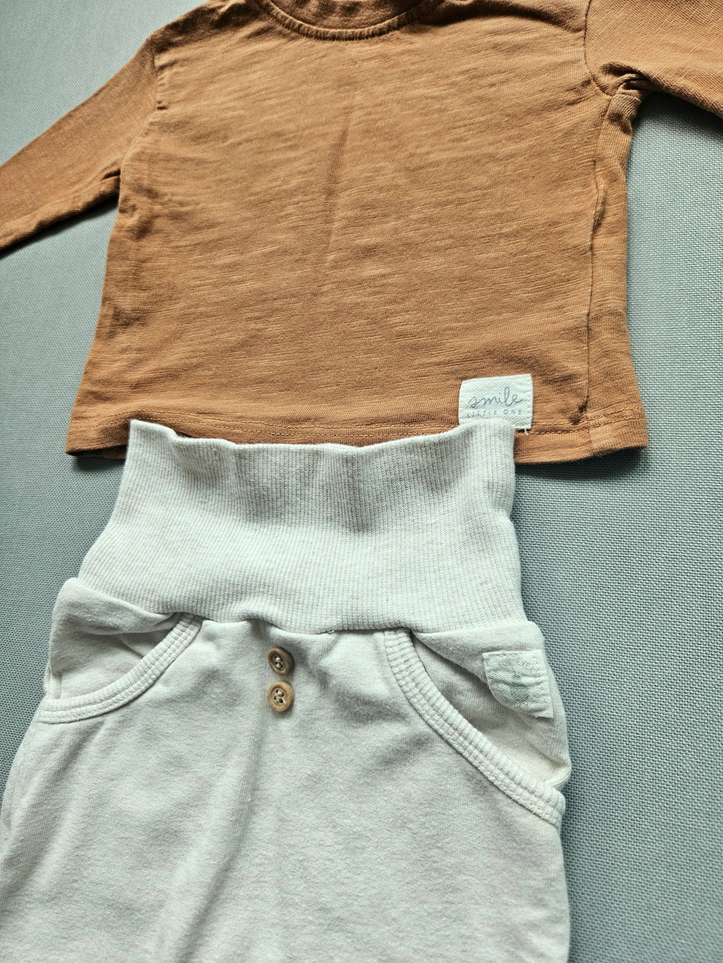 Next Baby & Feetje Set in Naturtönen | Gr. 56