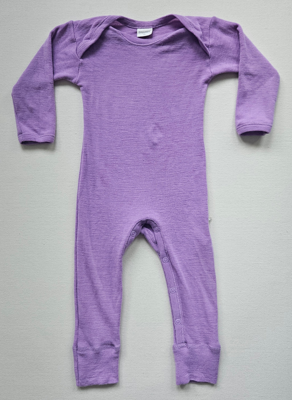 DILLING Merino-Overall aus 100 % Bio-Merinowolle | Gr. 74