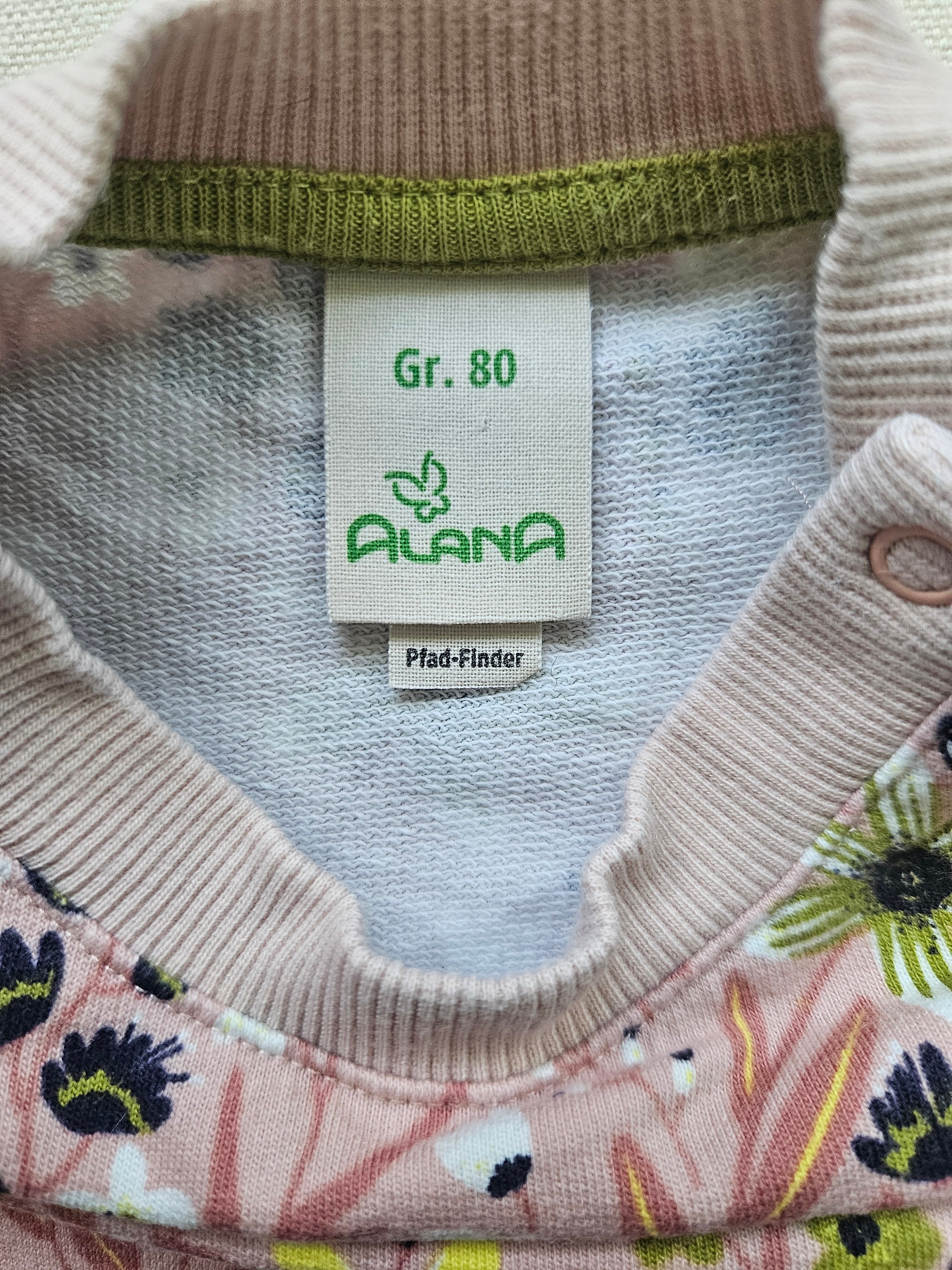 Alana Bio-Sweatshirt mit Blumenmuster | Gr. 80