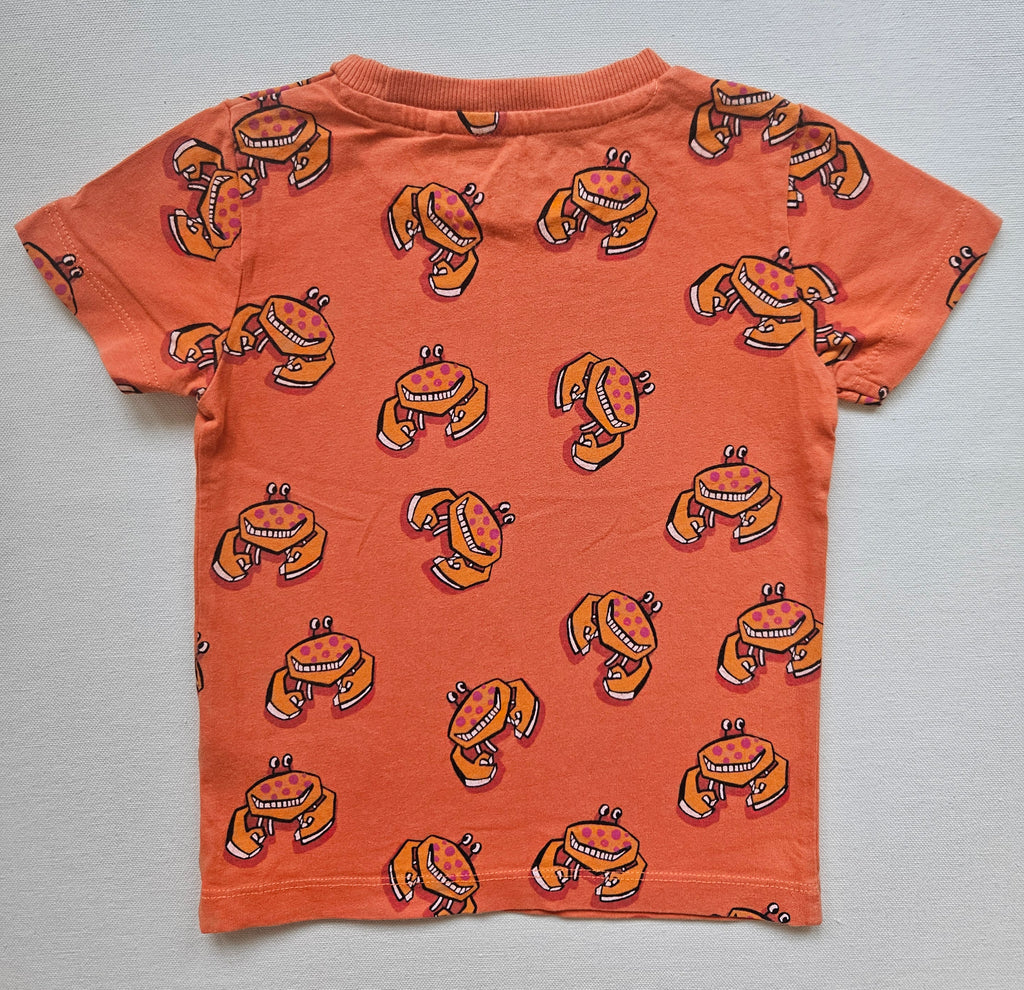 Next T-Shirt mit fröhlichem Krabben-Print 🦀 | Gr. 86