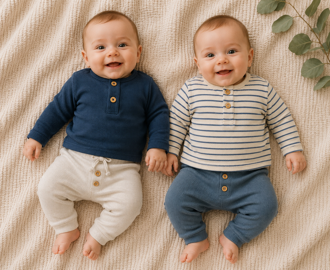 Next Baby Pullover Set Waffelstruktur | Gr. 56