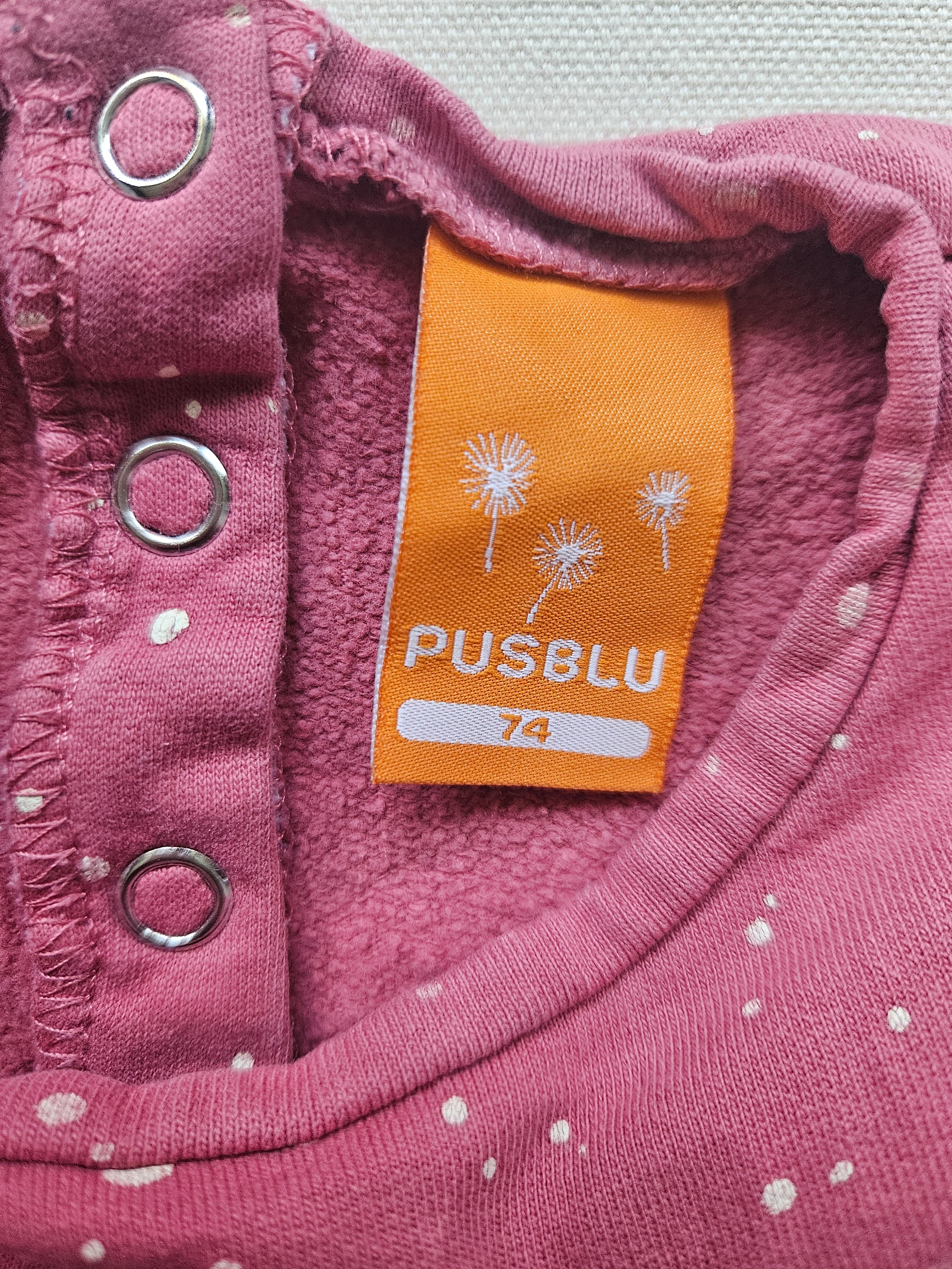 Pusblu Kleid & Next Baby Leggings – Schwanenprint 🦢 | Gr. 74