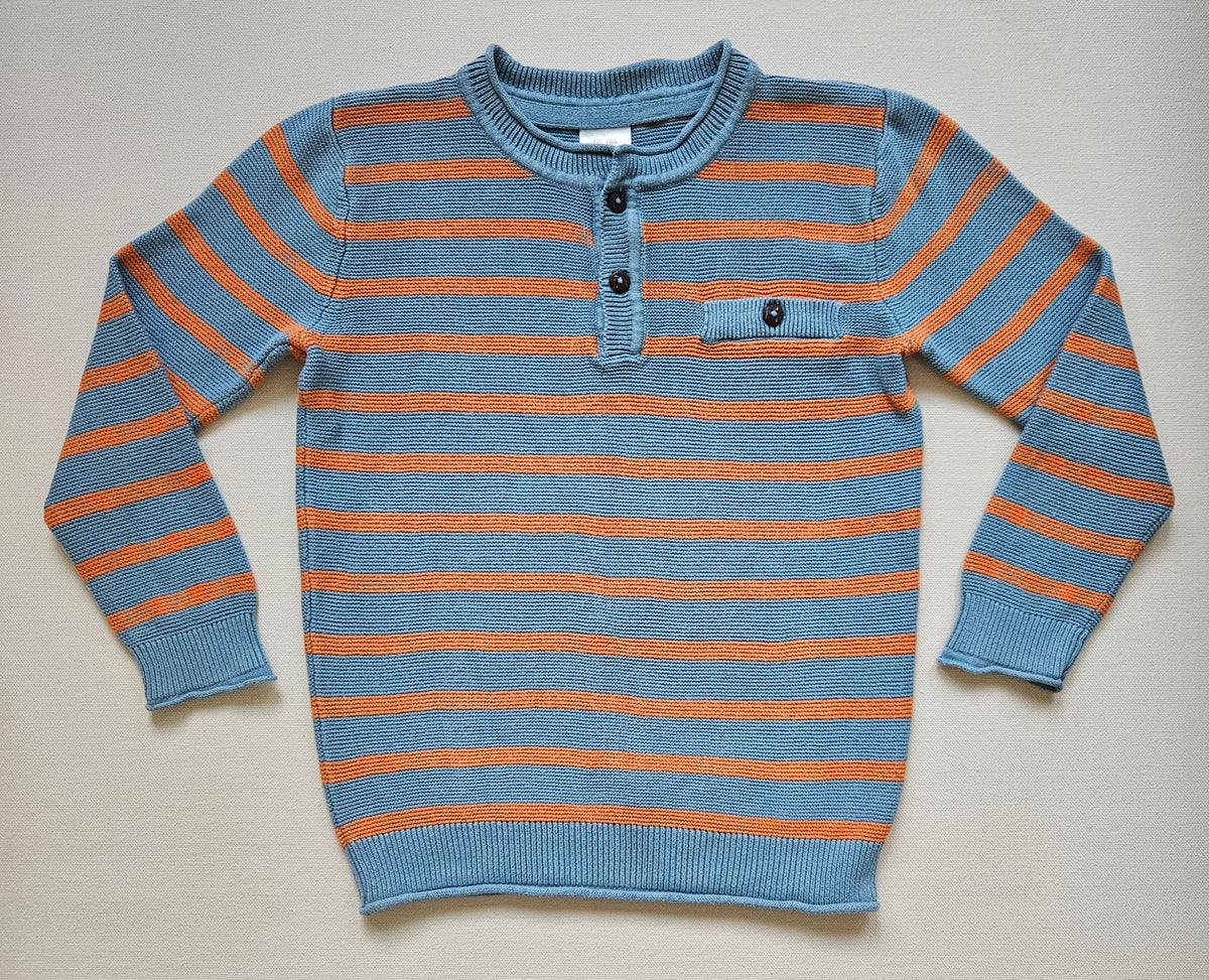 PUSBLU Jungen-Strickpullover gestreift | Gr. 104