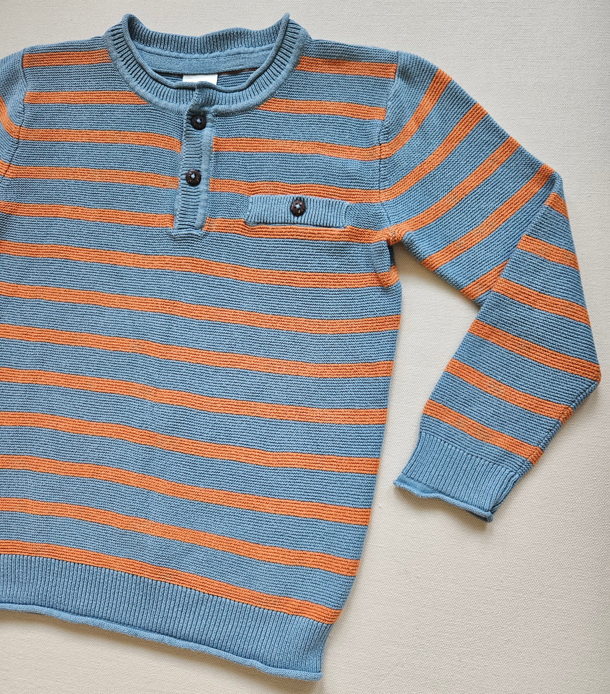 PUSBLU Jungen-Strickpullover gestreift | Gr. 104