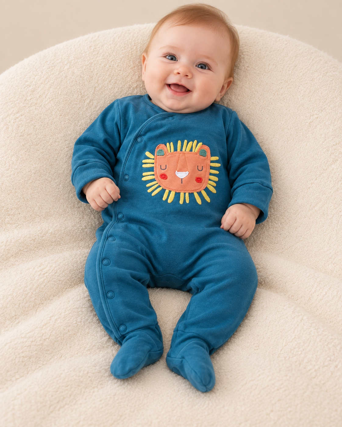 NEXT Baby-Overall mit Löwen-Applikation 🦁 | Gr. 62
