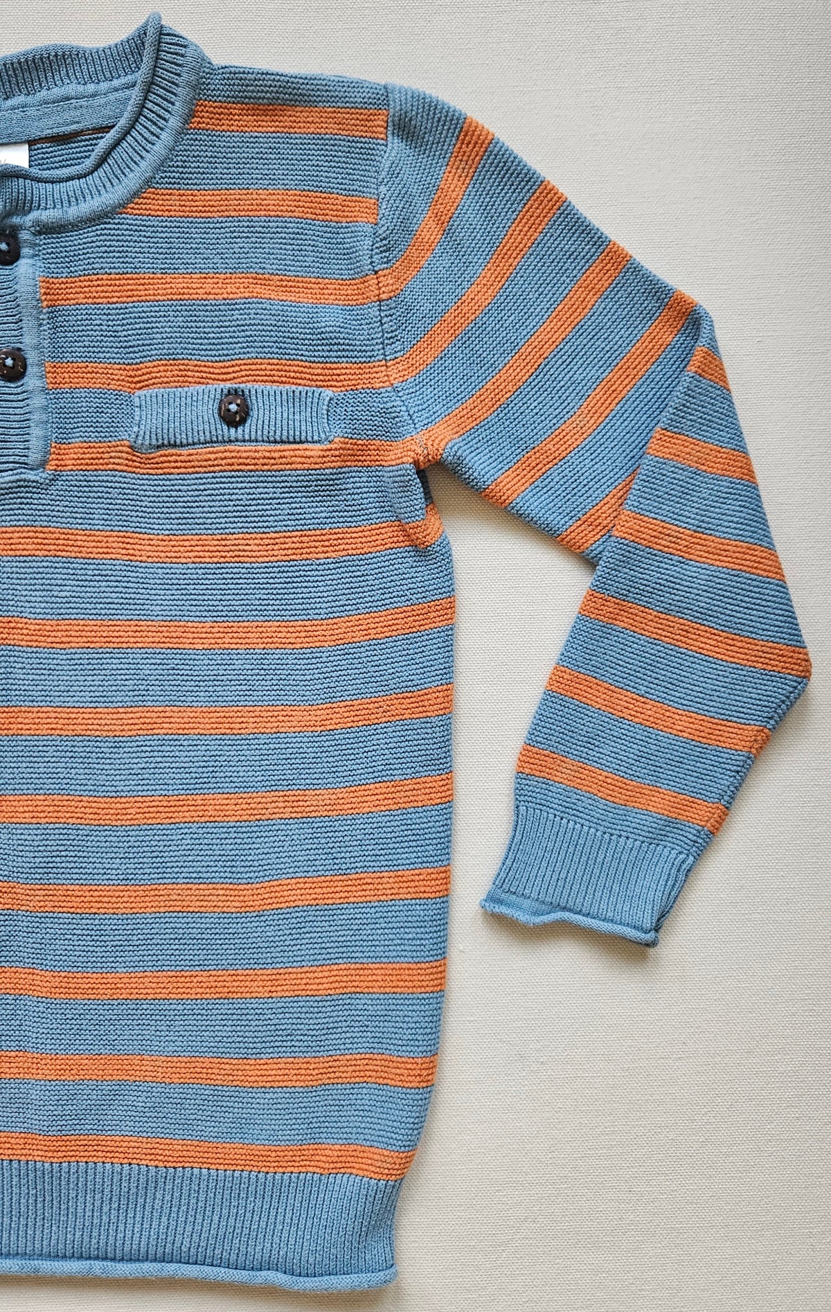 PUSBLU Jungen-Strickpullover gestreift | Gr. 104