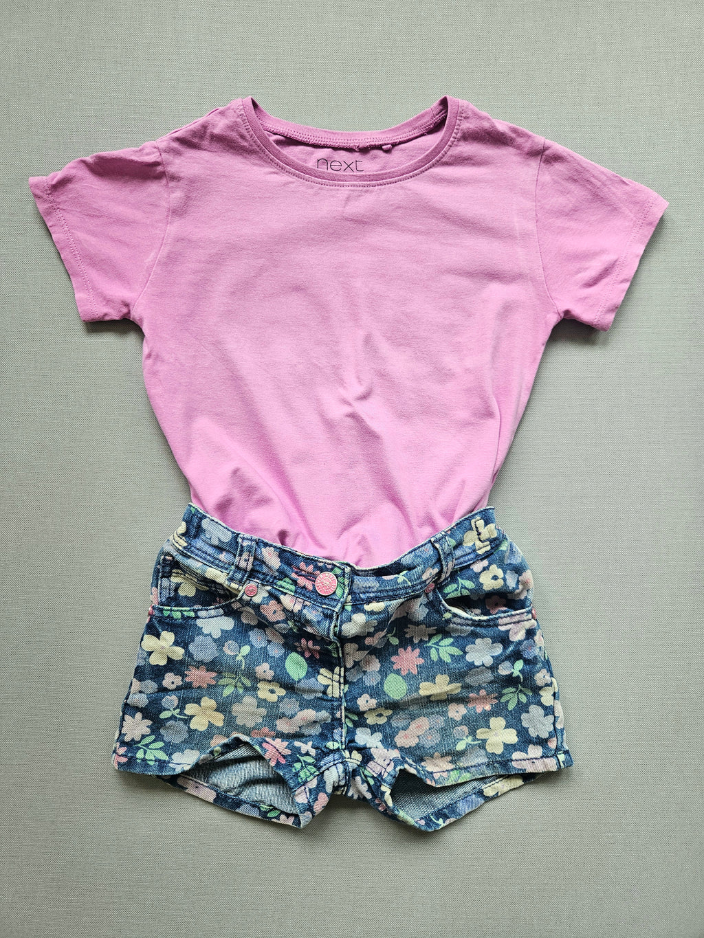 Next Sommer-Outfit Jeans-Shorts | Gr. 104