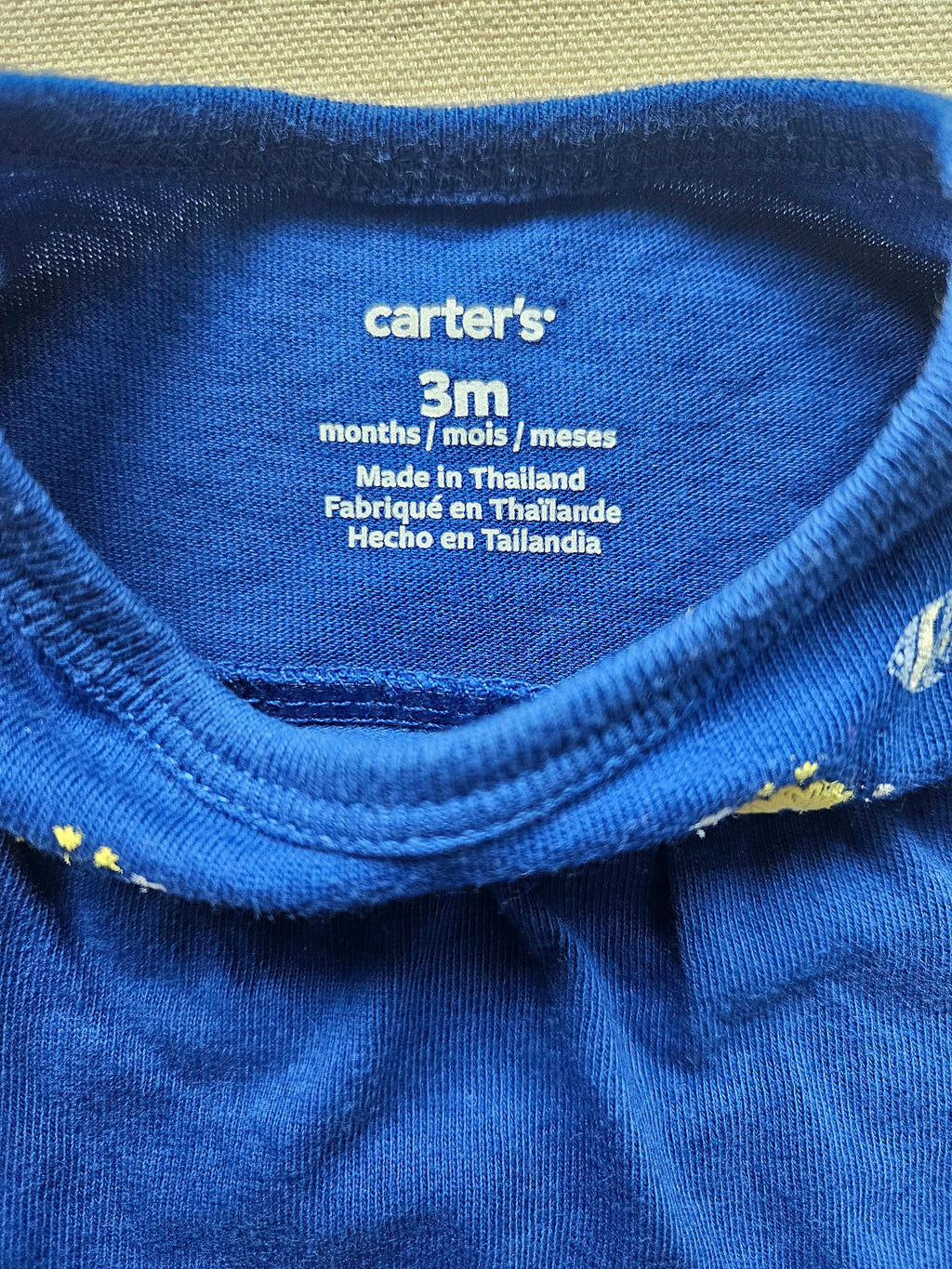 Carter's Sommer-Set mit gestreifter Leinen-Shorts | Gr. 62