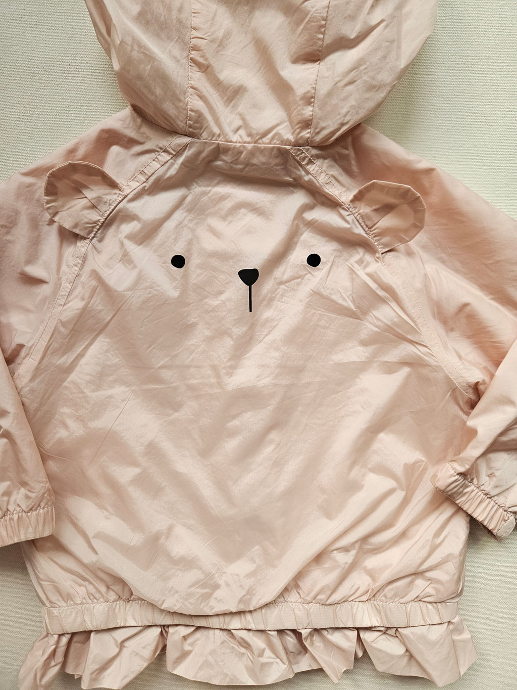 Next Übergangsjacke mit Kapuze & Bärchen-Details | Gr. 80