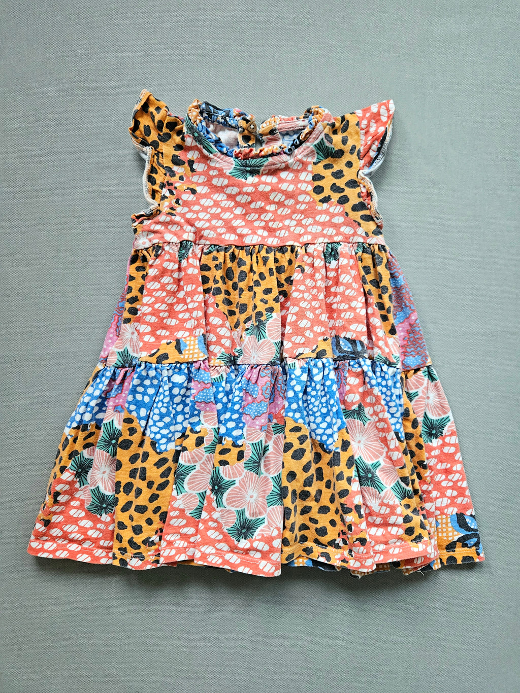 Sommerkleid Patchwork Design - Größe 92 - NEXT