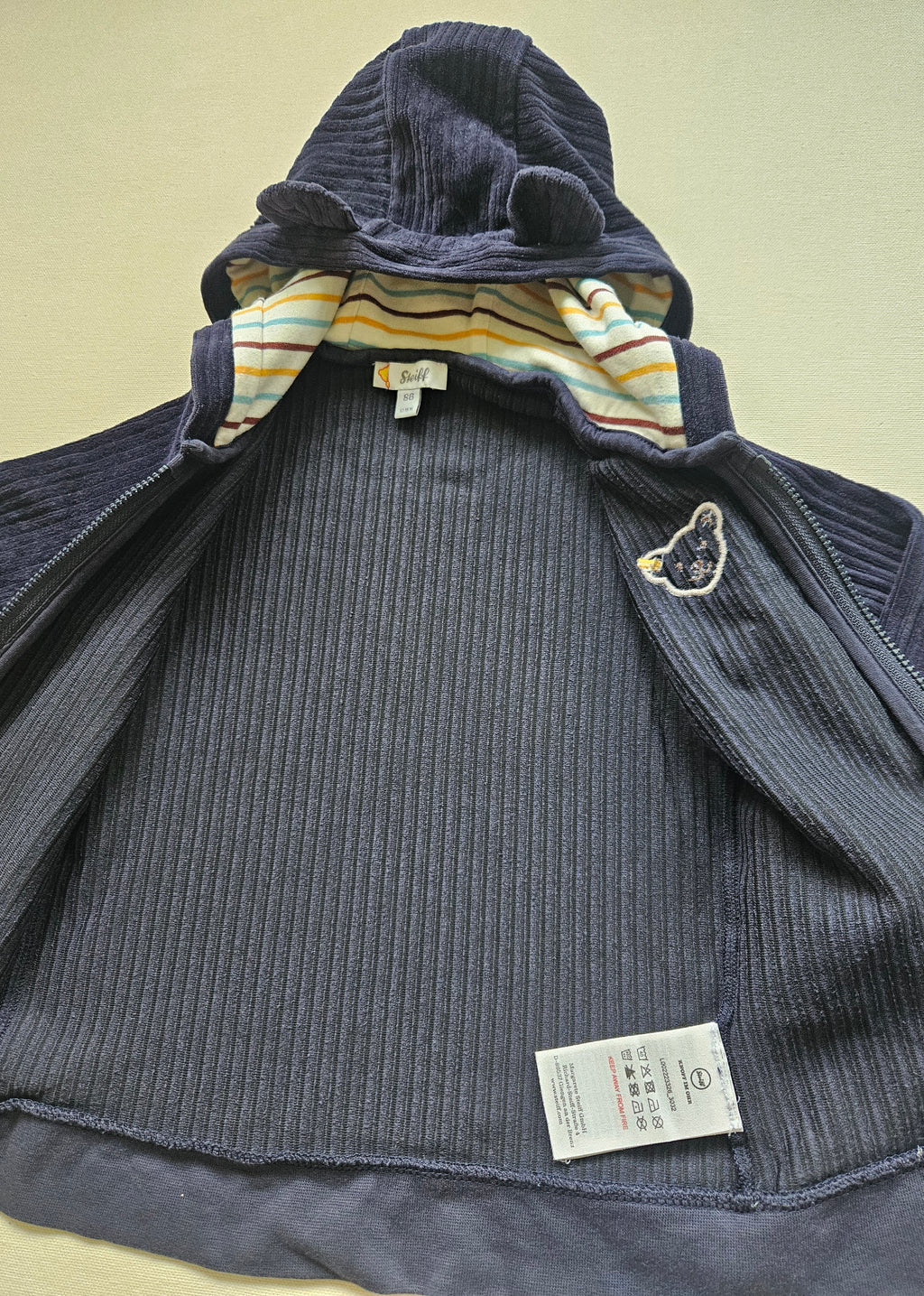 Steiff Cordjacke mit Bärenohren 🧸 | Gr. 86