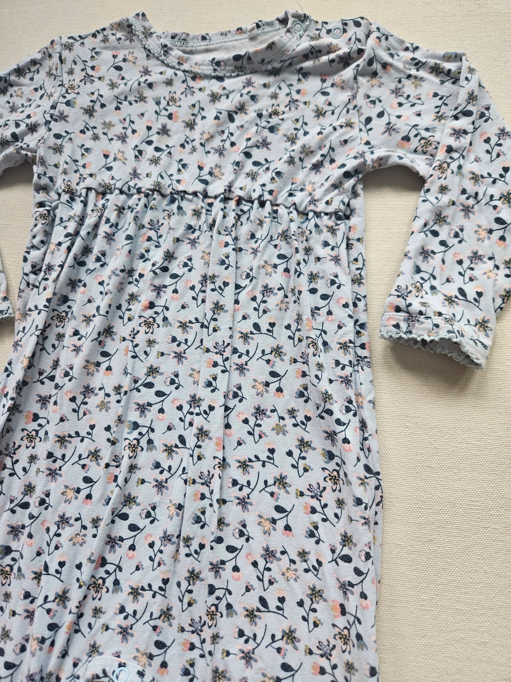Minymo Overall mit Blumenmuster 🌸 | Gr. 74
