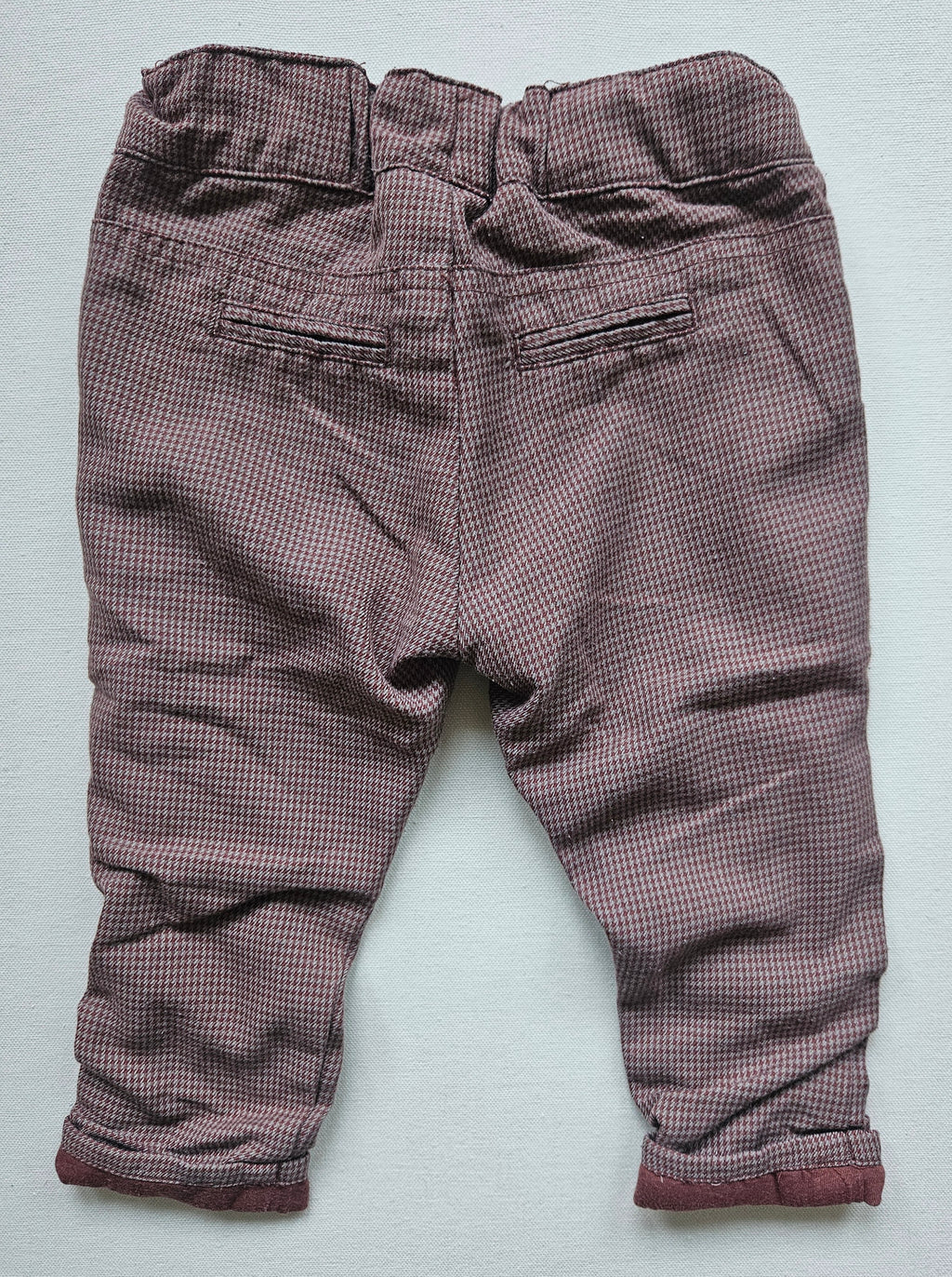 ZARA Baby Stoffhose mit Hahnentrittmuster | Gr. 82