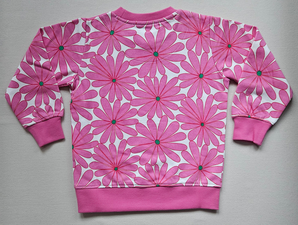 Mini Boden Sweatshirt Blumen 🌸 | Gr. 110 | NEU mit Etikett