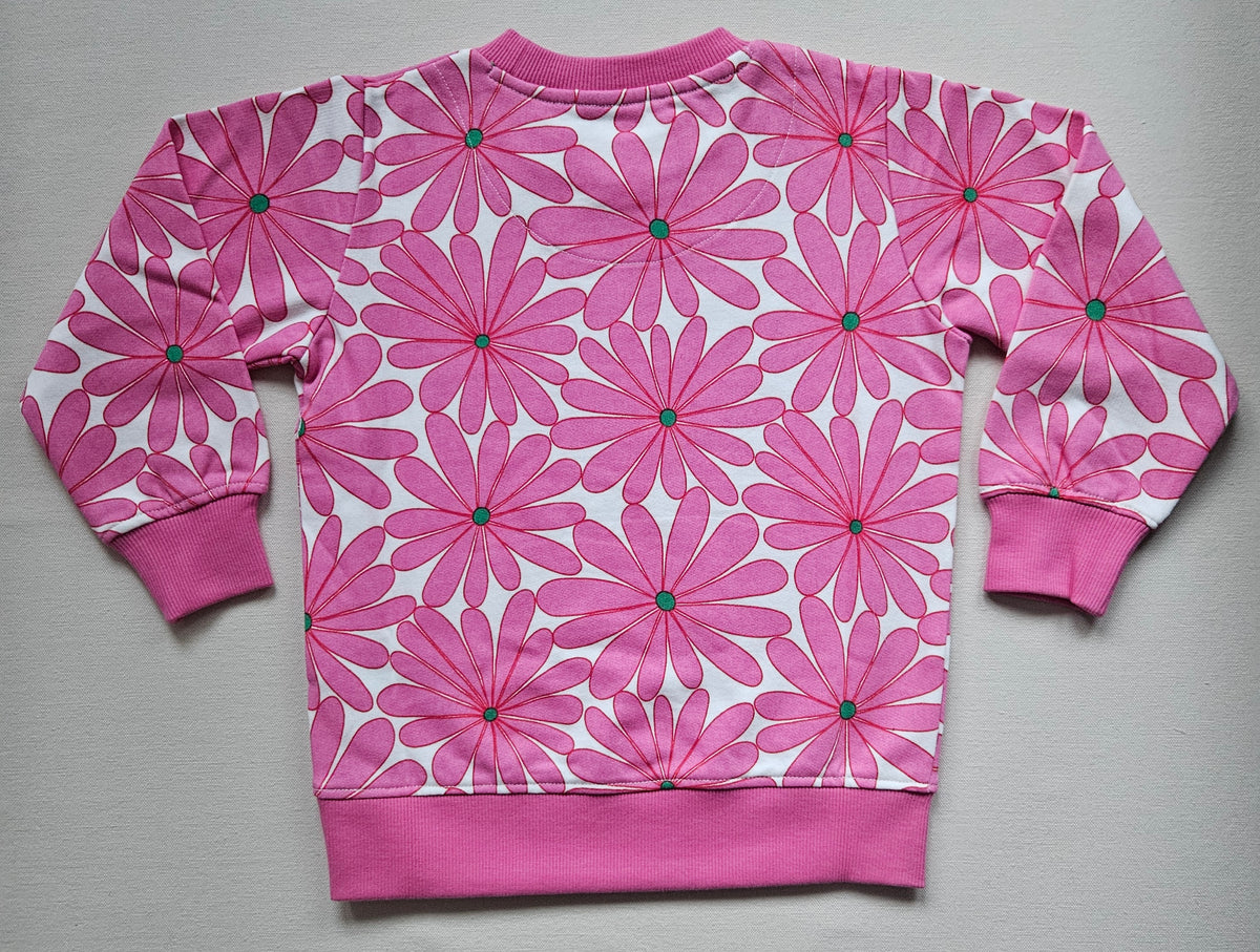 Mini Boden Sweatshirt Blumen 🌸 | Gr. 110 | NEU mit Etikett