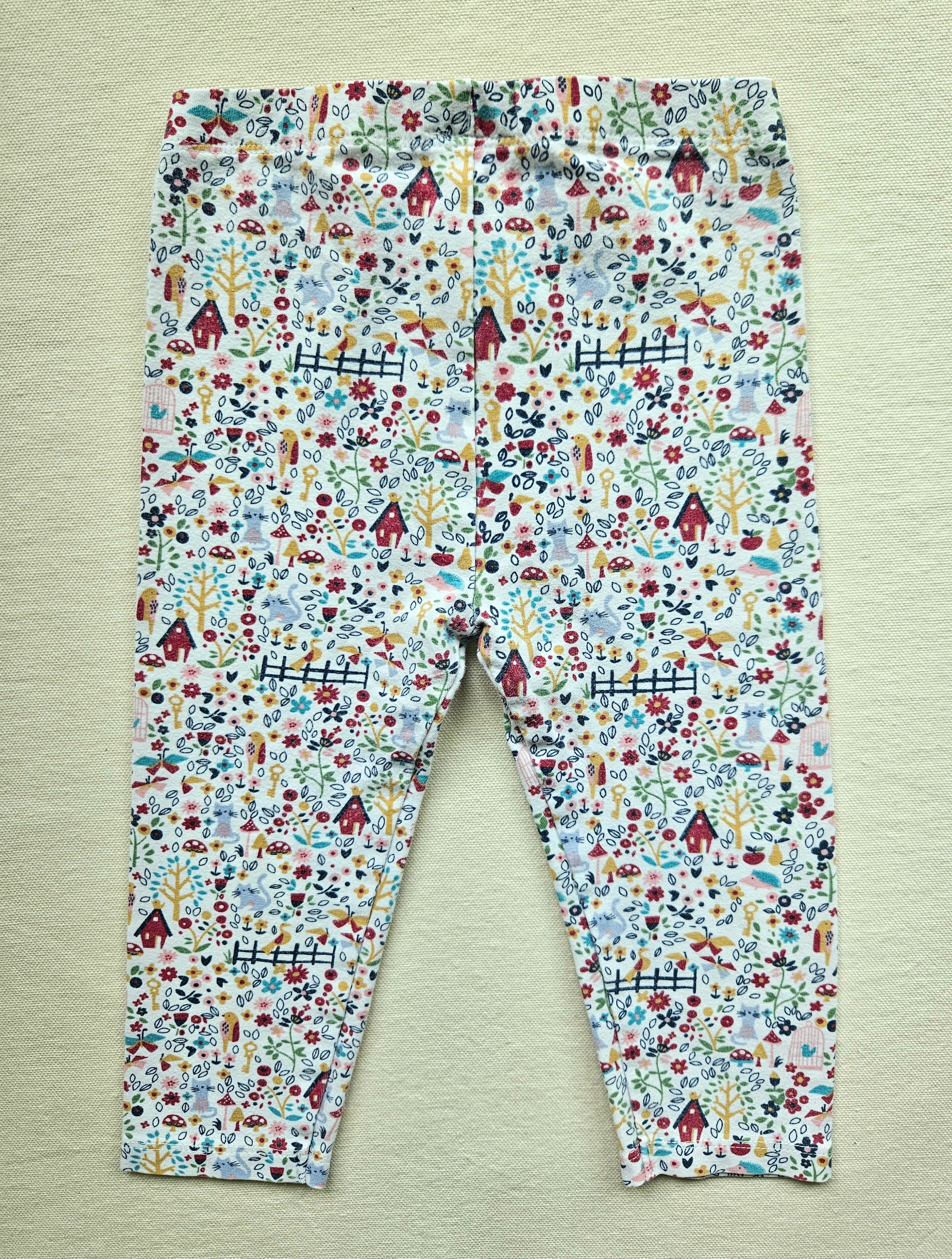 Next 2-teiliges Set mit Langarmshirt & Leggings 🏠 | Gr. 74