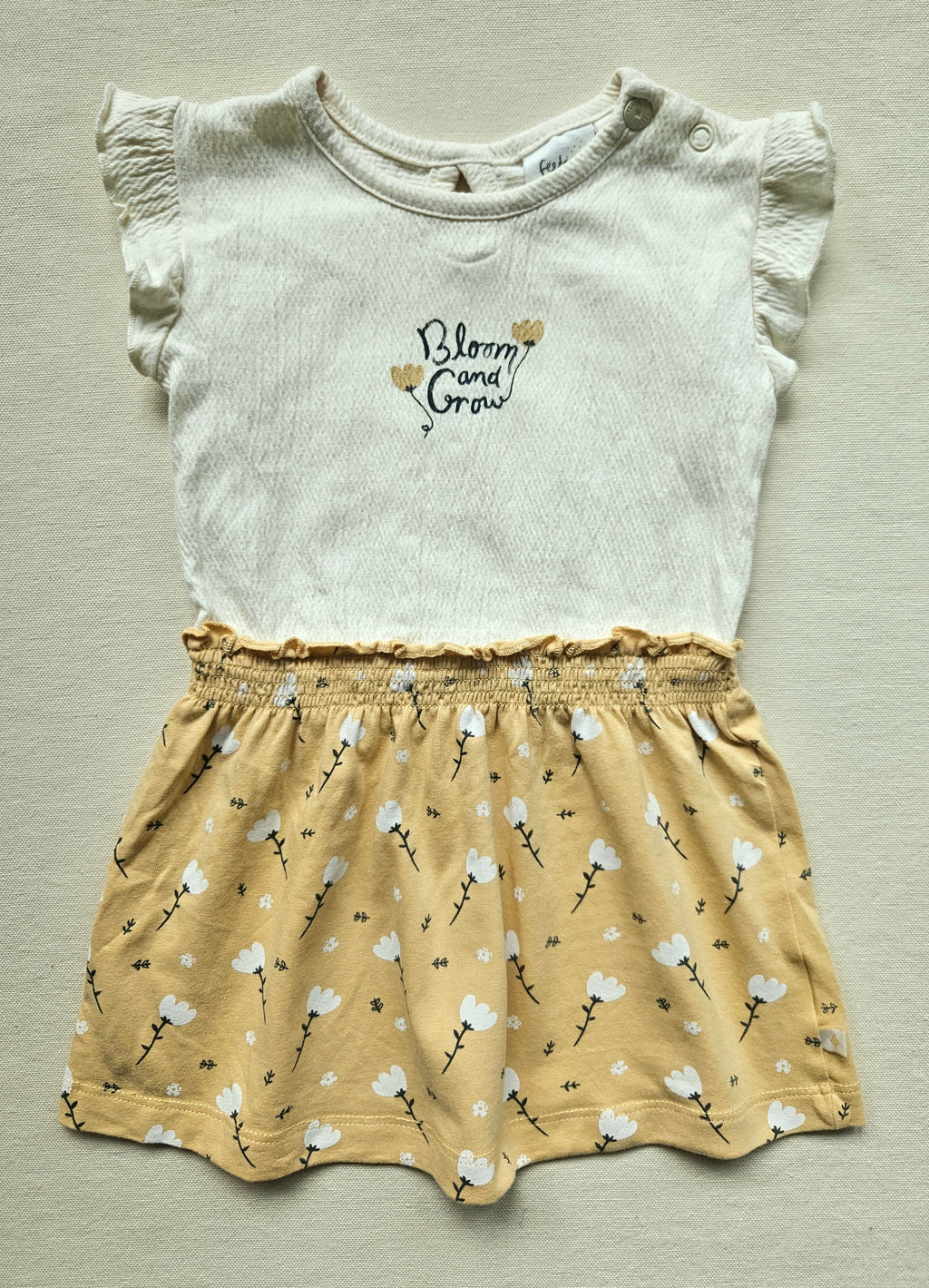 Feetje Kleid „Bloom and Grow“ 🏵 | Gr. 74