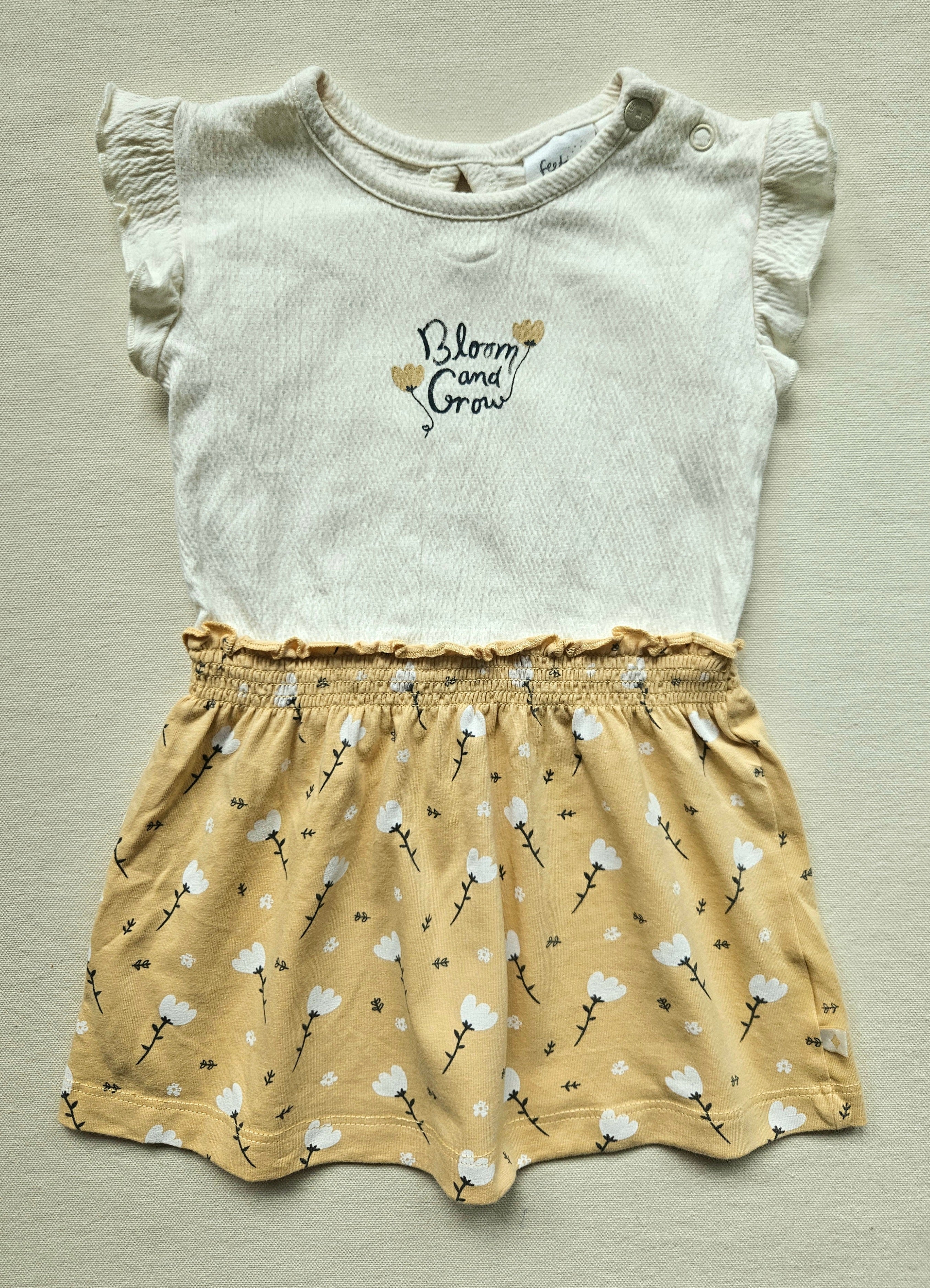 Feetje Kleid „Bloom and Grow“ 🏵 | Gr. 74