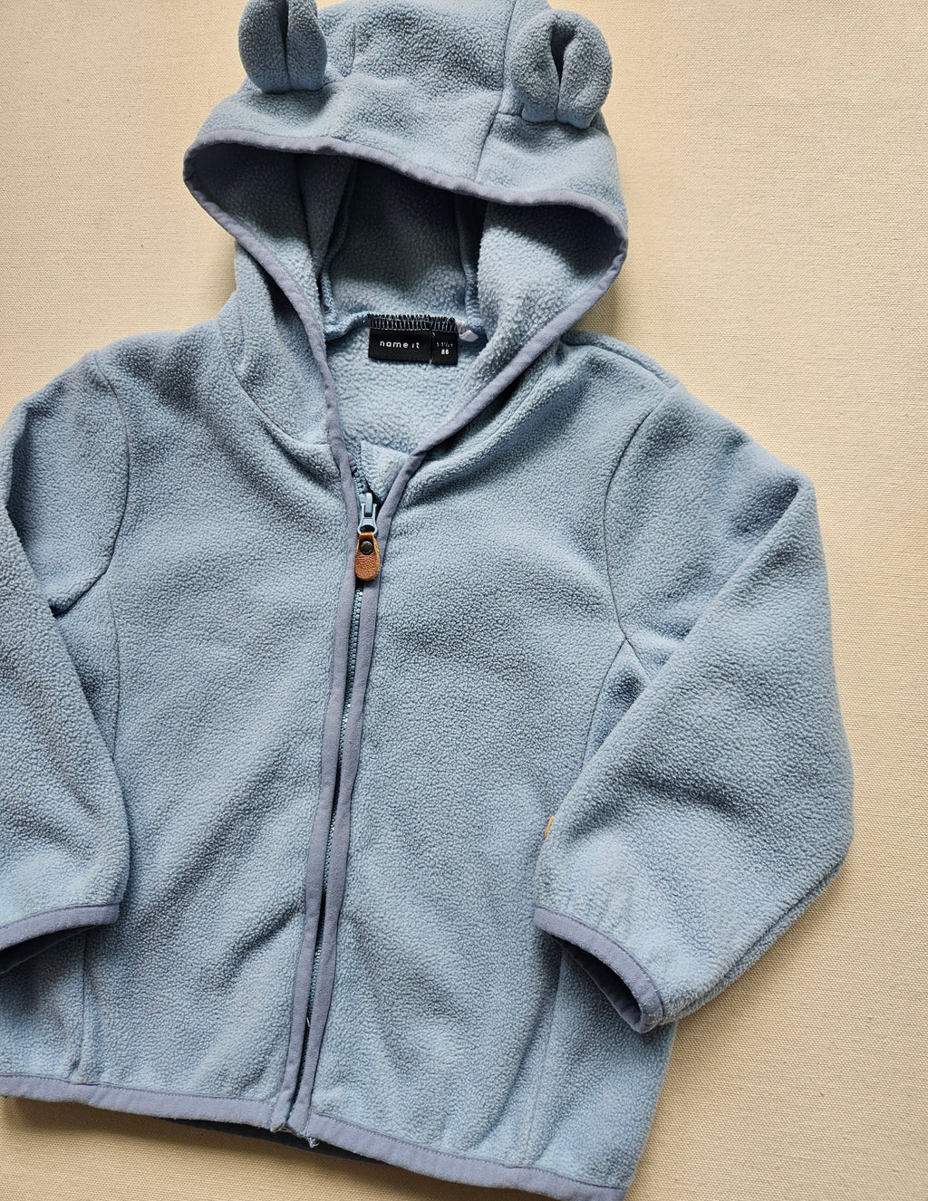 Name It Fleecejacke mit Teddy-Ohren | Gr. 86