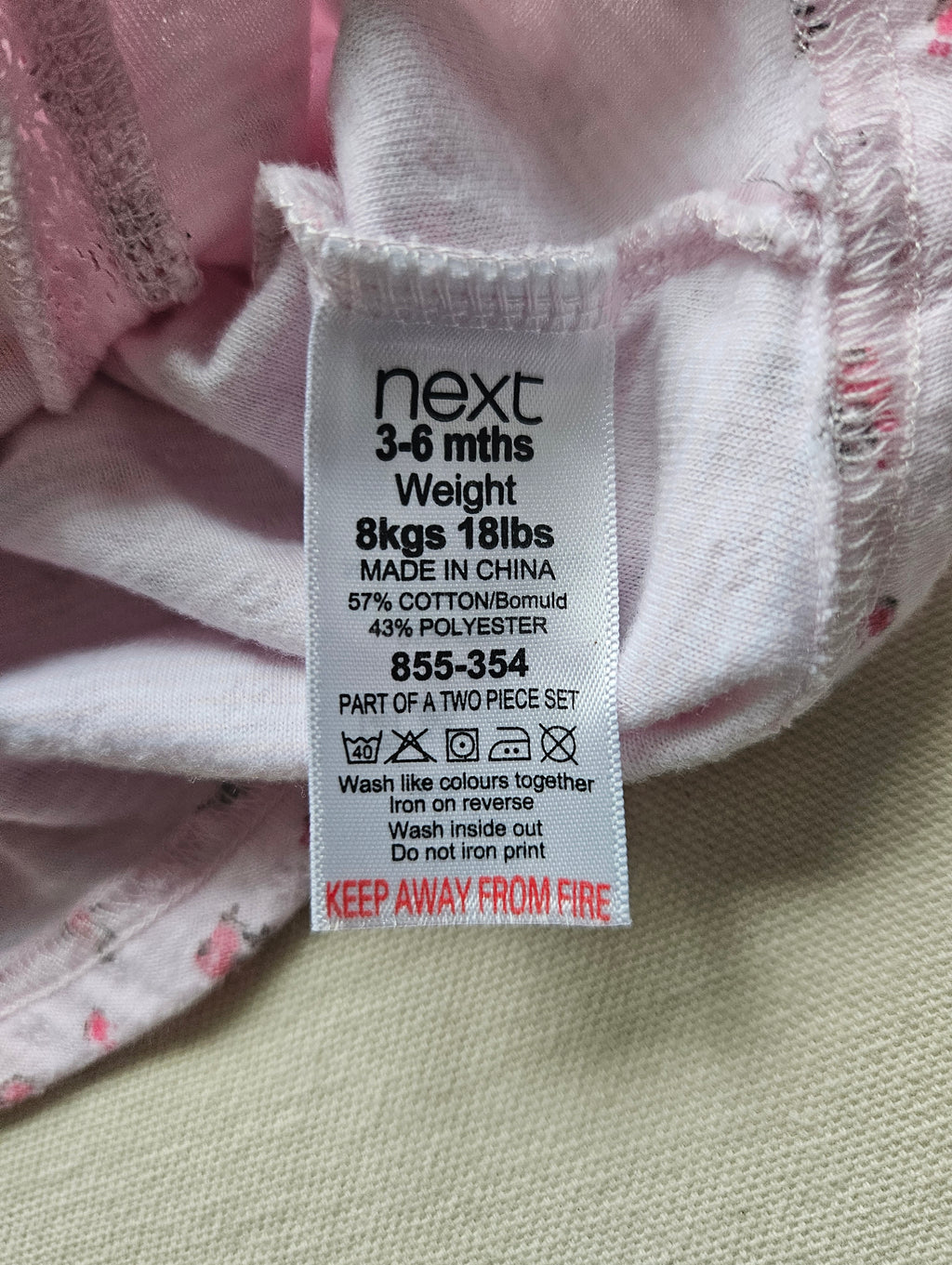 Next Baby Langarmkleid mit Blümchenmuster & Spitzendetails 🌸 | Gr. 68