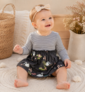 Next Kleid mit Schwanen-Print 🦢 | Gr. 74