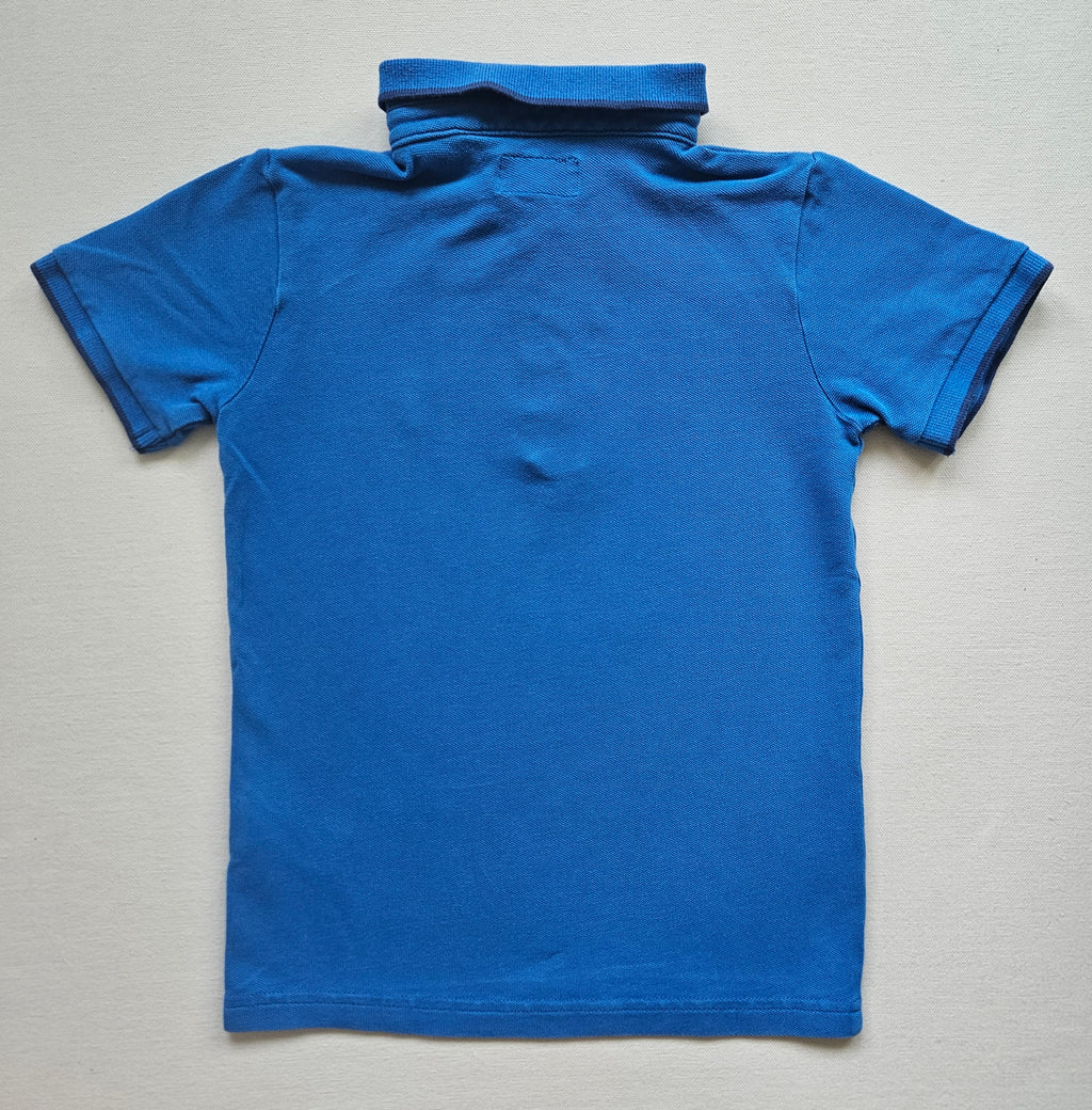 Next Poloshirt blau mit Stickerei 🫎 | Gr. 110