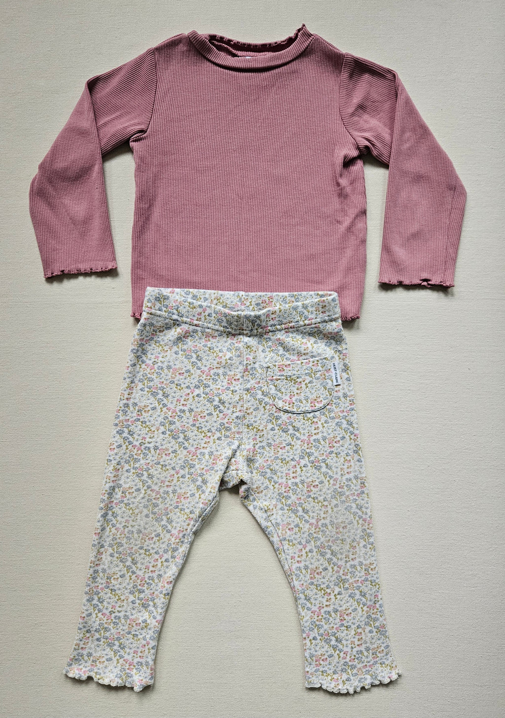 Zara & Hust and Claire Mädchen-Outfit mit Blumenprint 🌸 | Gr. 86