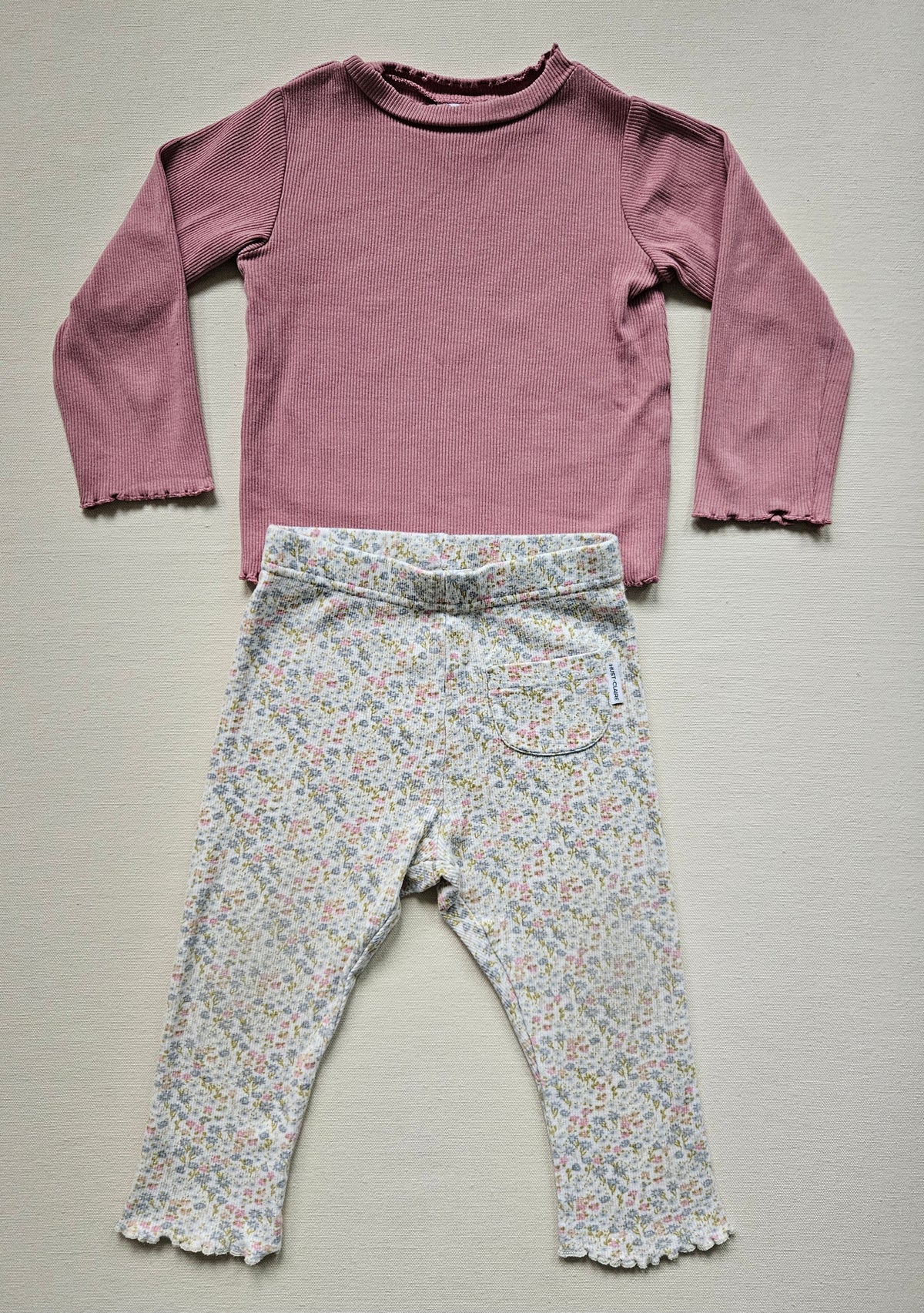 Zara & Hust and Claire Mädchen-Outfit mit Blumenprint 🌸 | Gr. 86