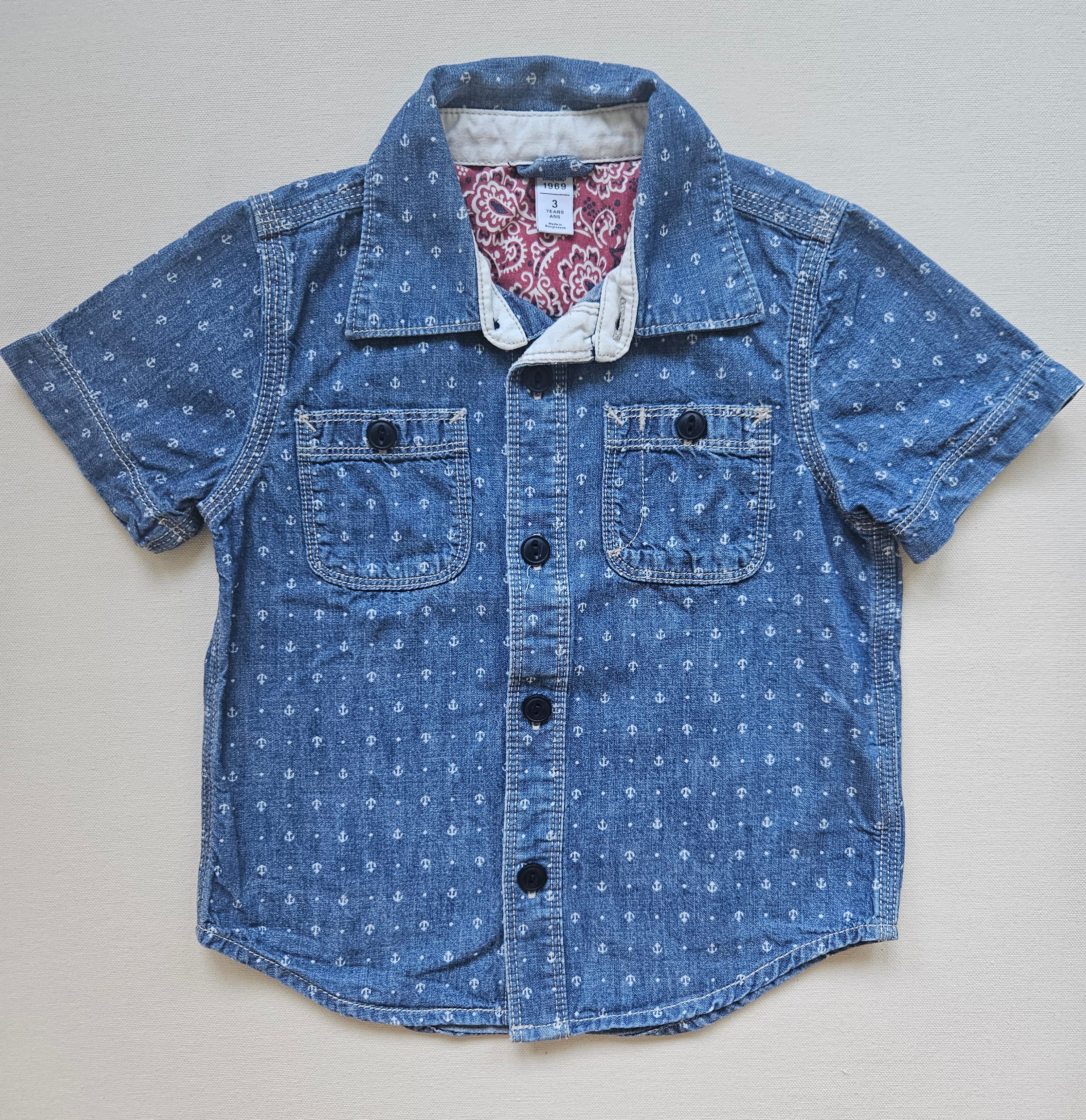 BabyGap Hemd mit Anker-Muster ⚓️ | Gr. 104