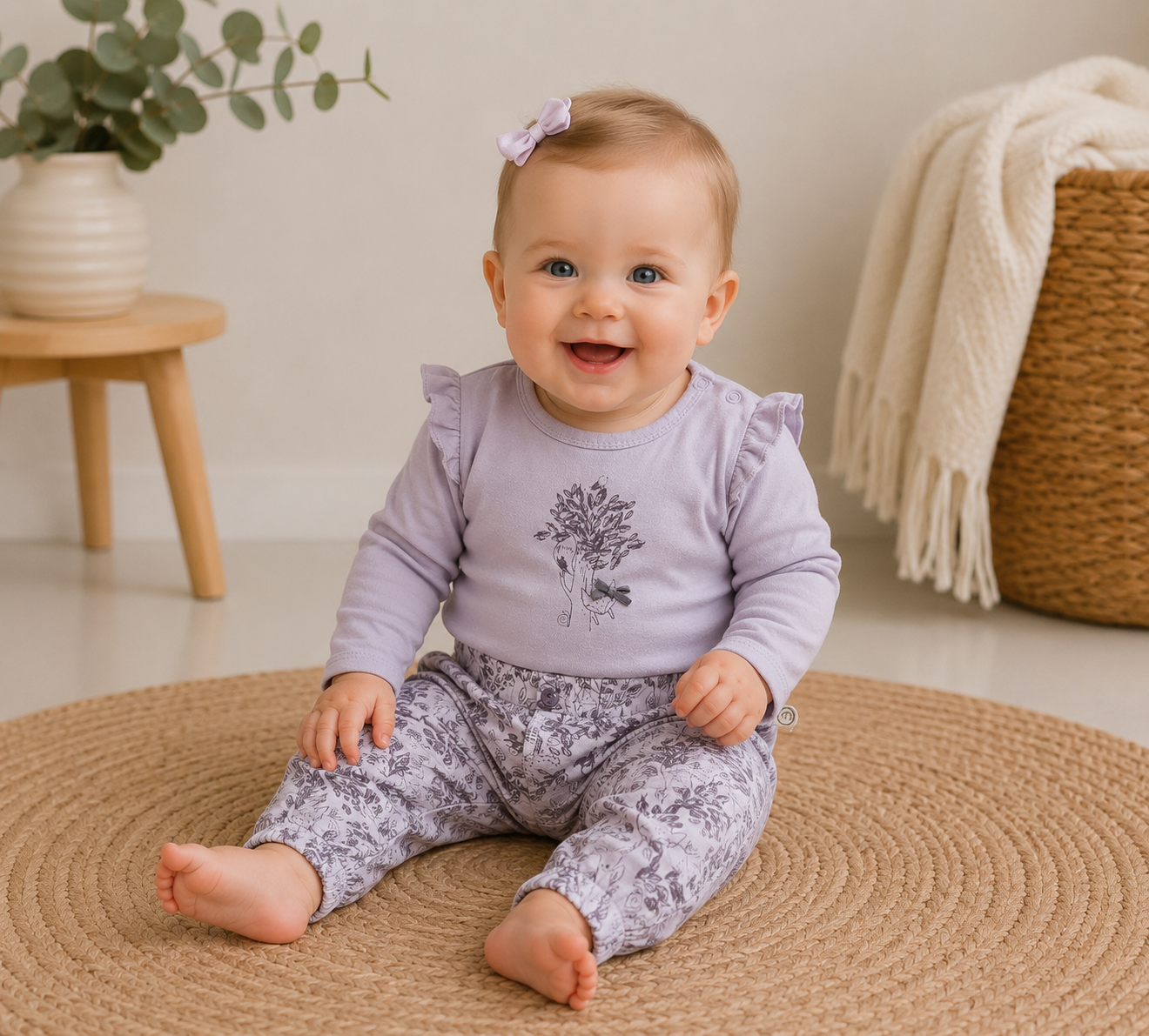 Minymo Organic Cotton Set mit Langarmshirt & Leggings | Gr. 74
