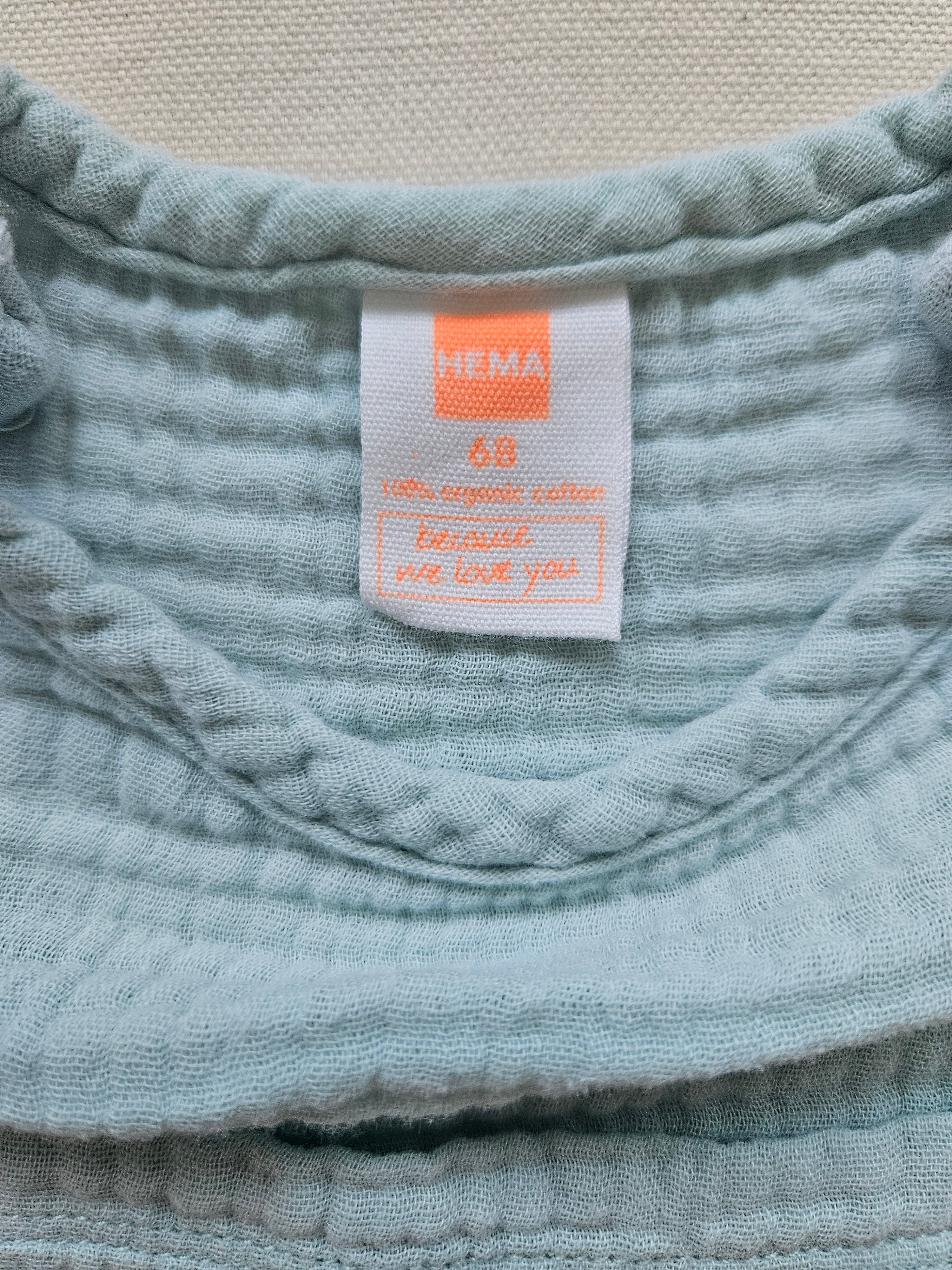 Hema Musselin-Set – Shirt & Shorts | Gr. 68