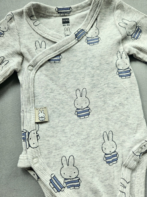 Hema Wickelbody mit Miffy-Motiv 🐰 | Gr. 50/56