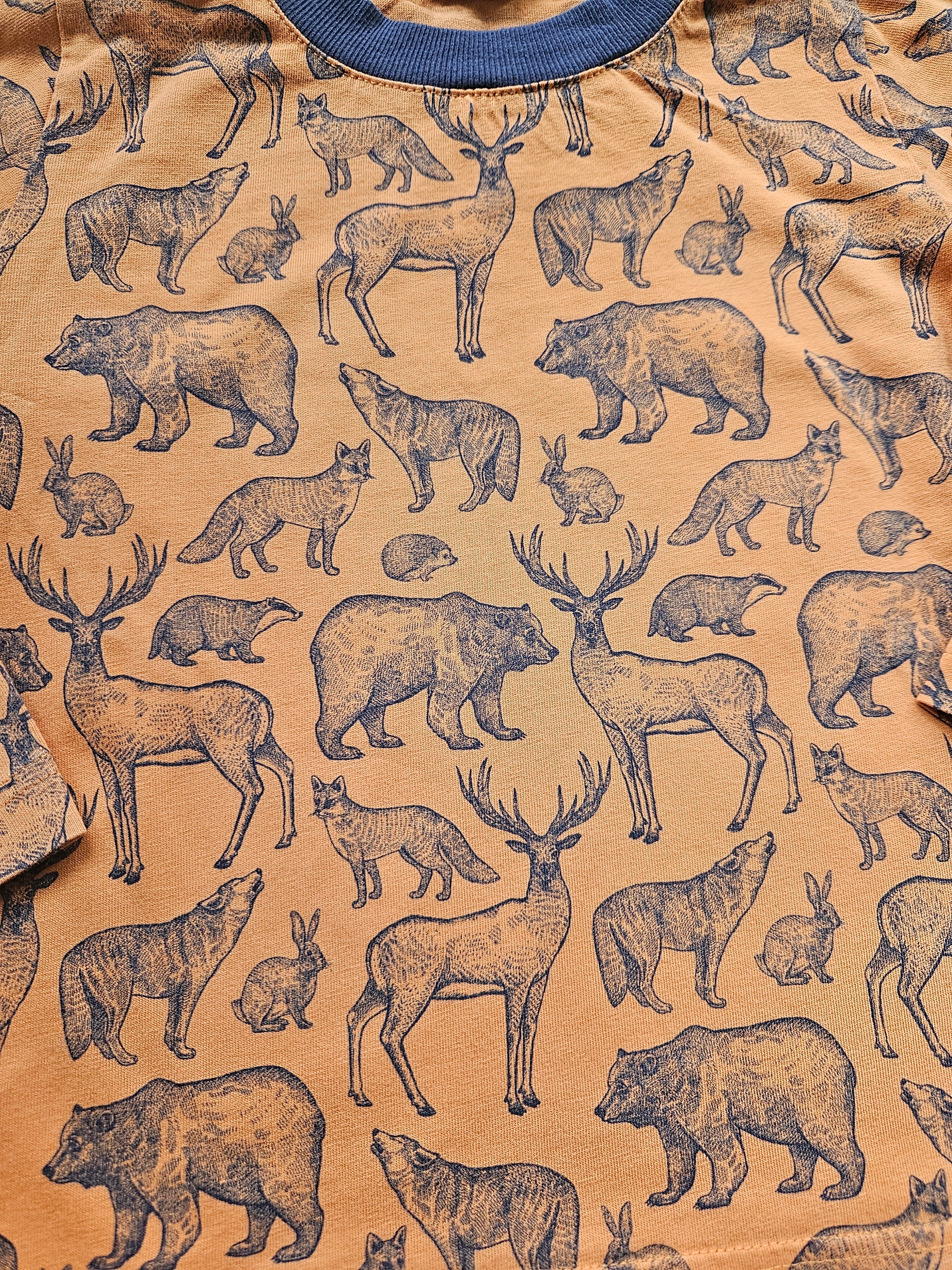 Alana Langarmshirt mit Waldtier-Motiv 🦌 | Gr. 104
