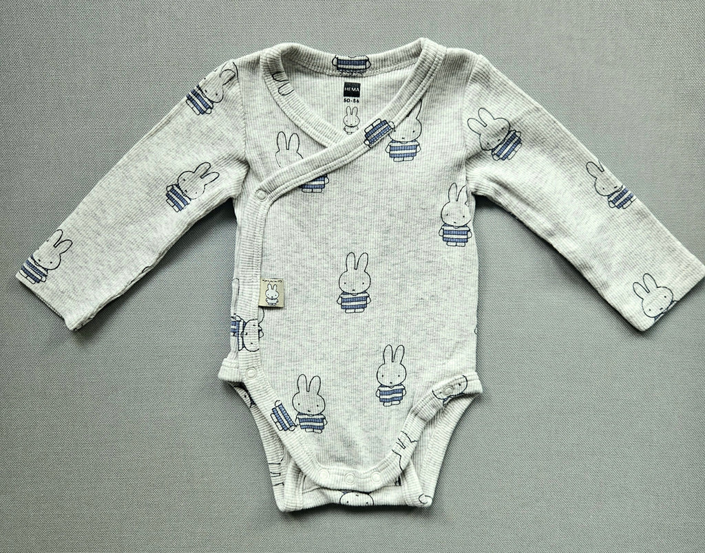 Hema Wickelbody mit Miffy-Motiv 🐰 | Gr. 50/56